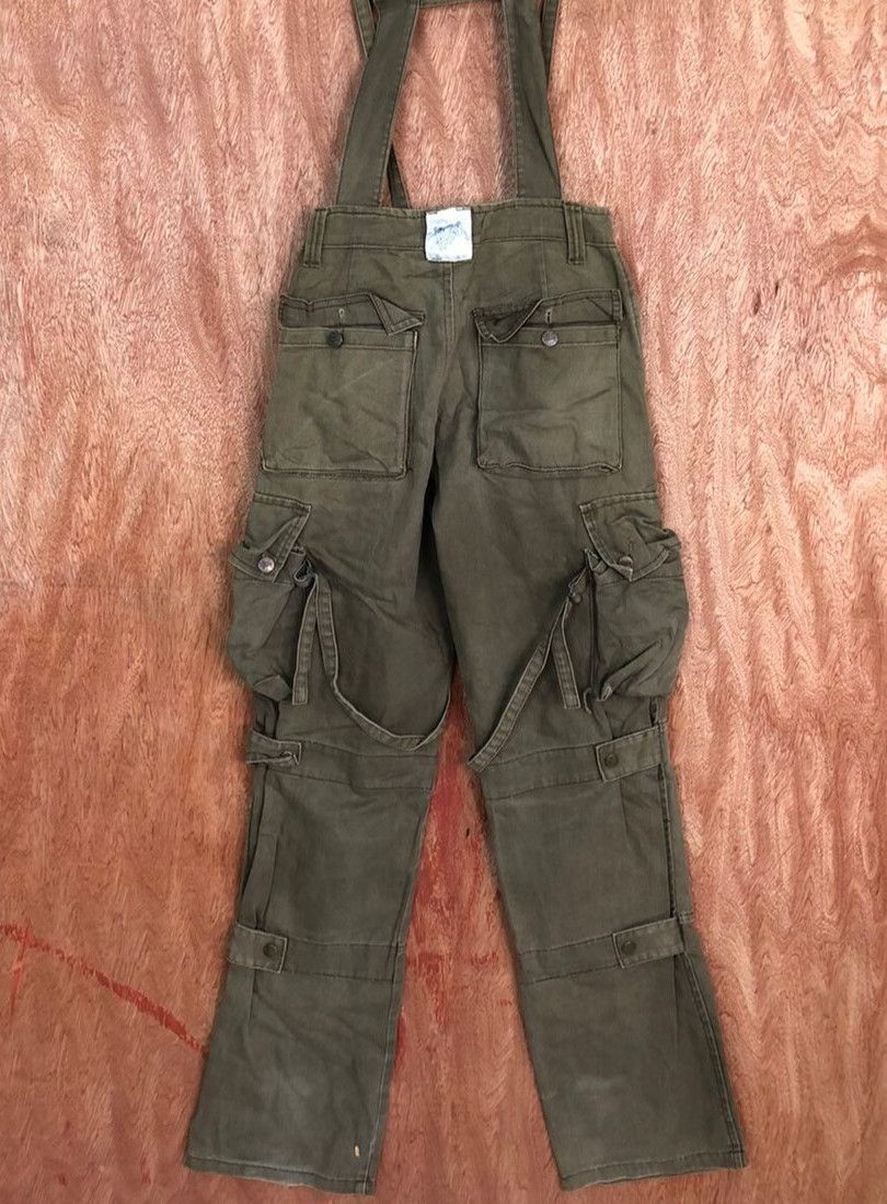 image of Stussy VTG Multipocket Tactical Cargo Overall Pants 2678Dl in Brown, Men's (Size 28)