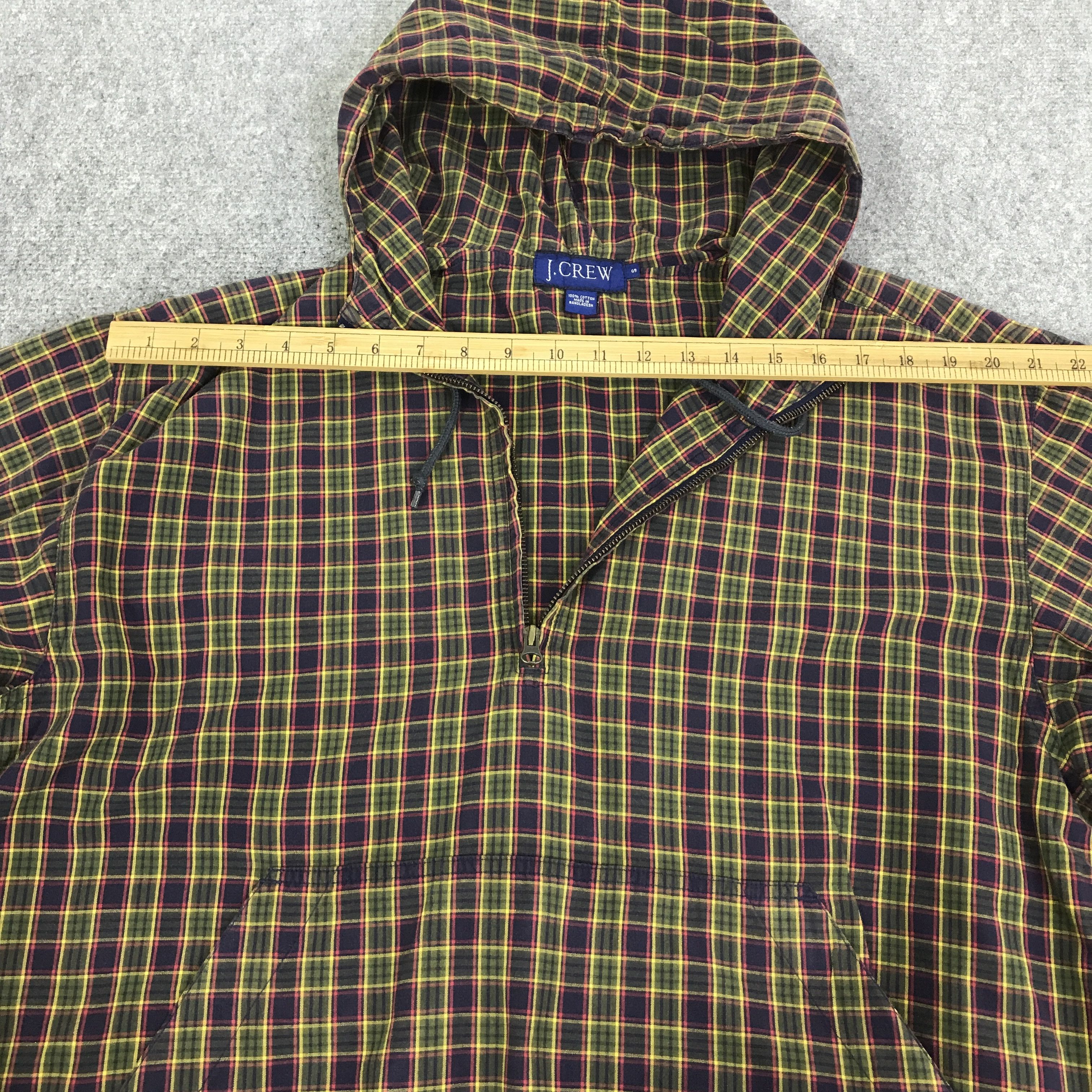 J.Crew J.CREW TARTAN FLANNAL HALF ZIP JACKET K81B8 Size US S / EU 44-46 / 1 - 5 Thumbnail