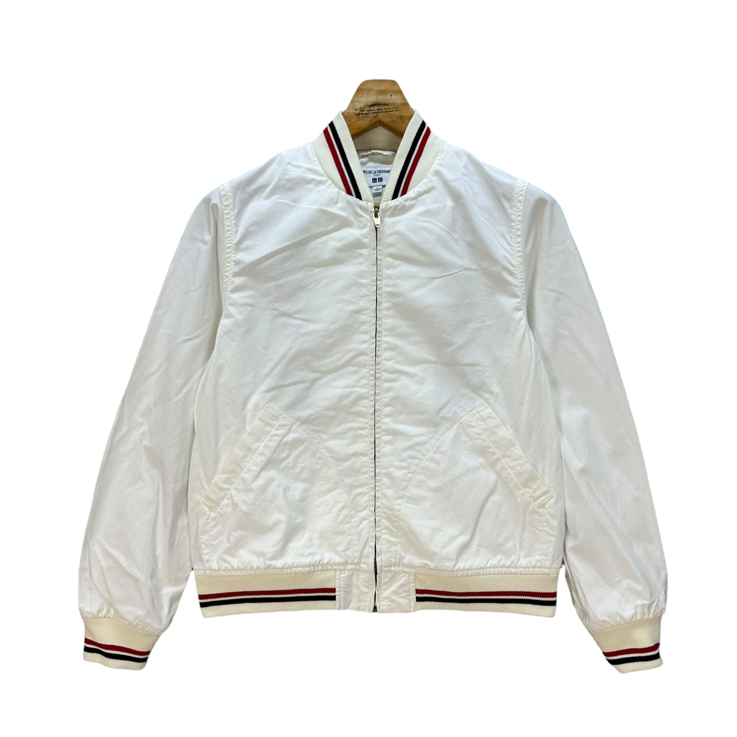Uniqlo UNIQLO X INES DE LA FRESSANGE PARIS WHITE BOMBER #8758-025 Size L / US 10 / IT 46 - 1 Thumbnail