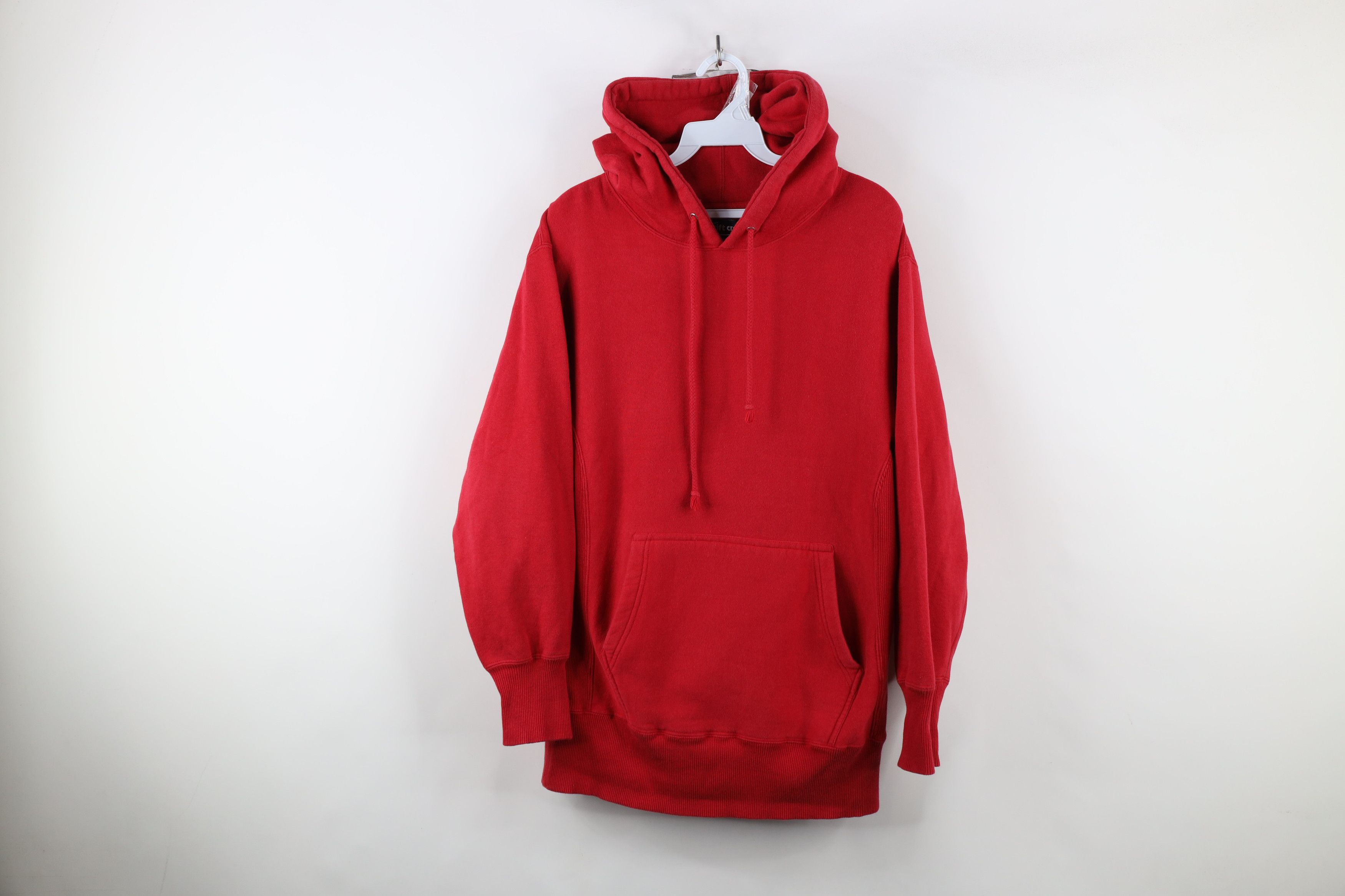Vintage Vintage Y2K Streetwear Heavyweight Hoodie Sweatshirt Red Size US S / EU 44-46 / 1 - 1 Thumbnail
