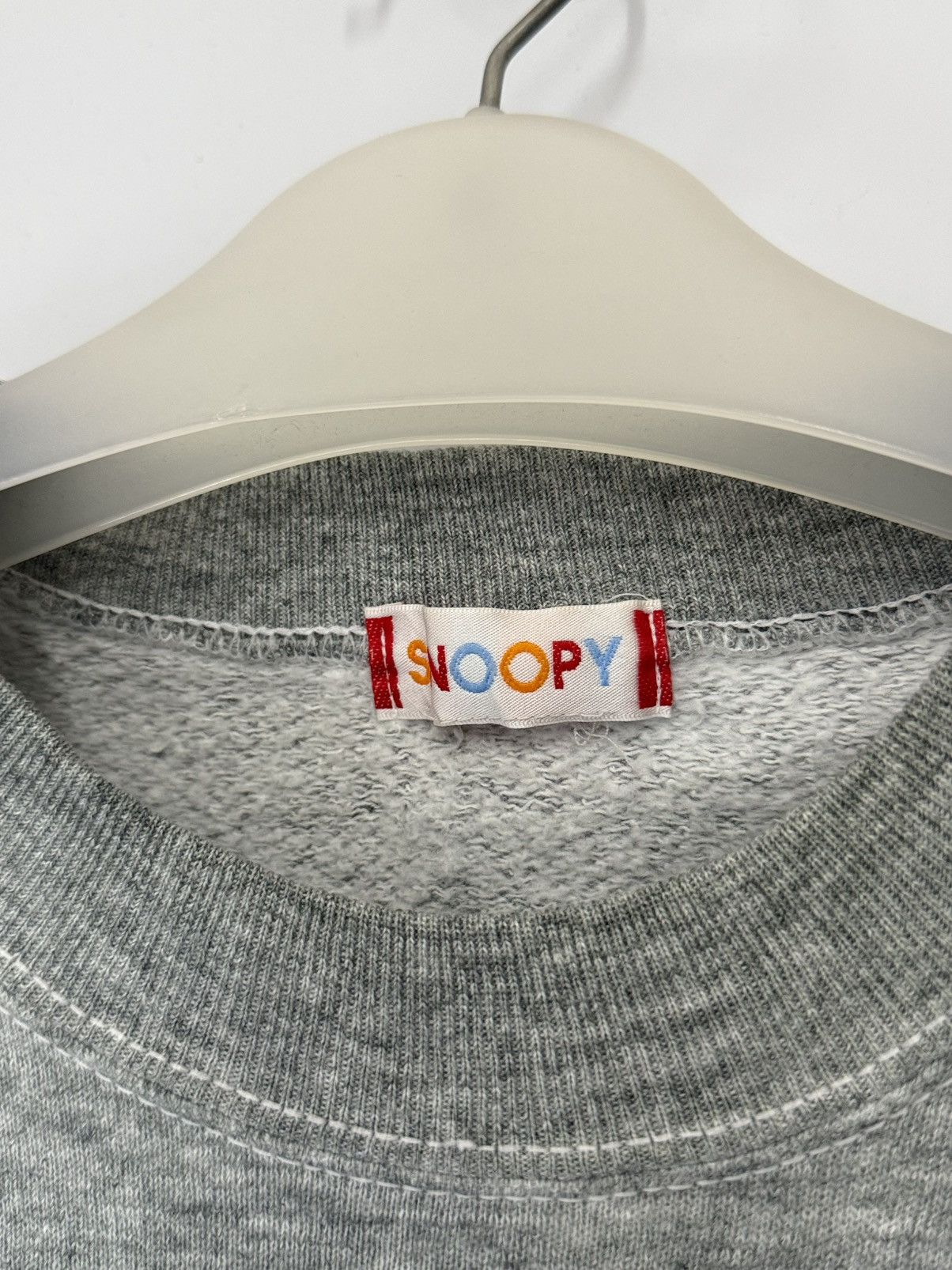 Peanuts 🔥 Vintage Snoopy Peanuts Baseball Sweatshirt in Grey Size US S / EU 44-46 / 1 - 8 Thumbnail