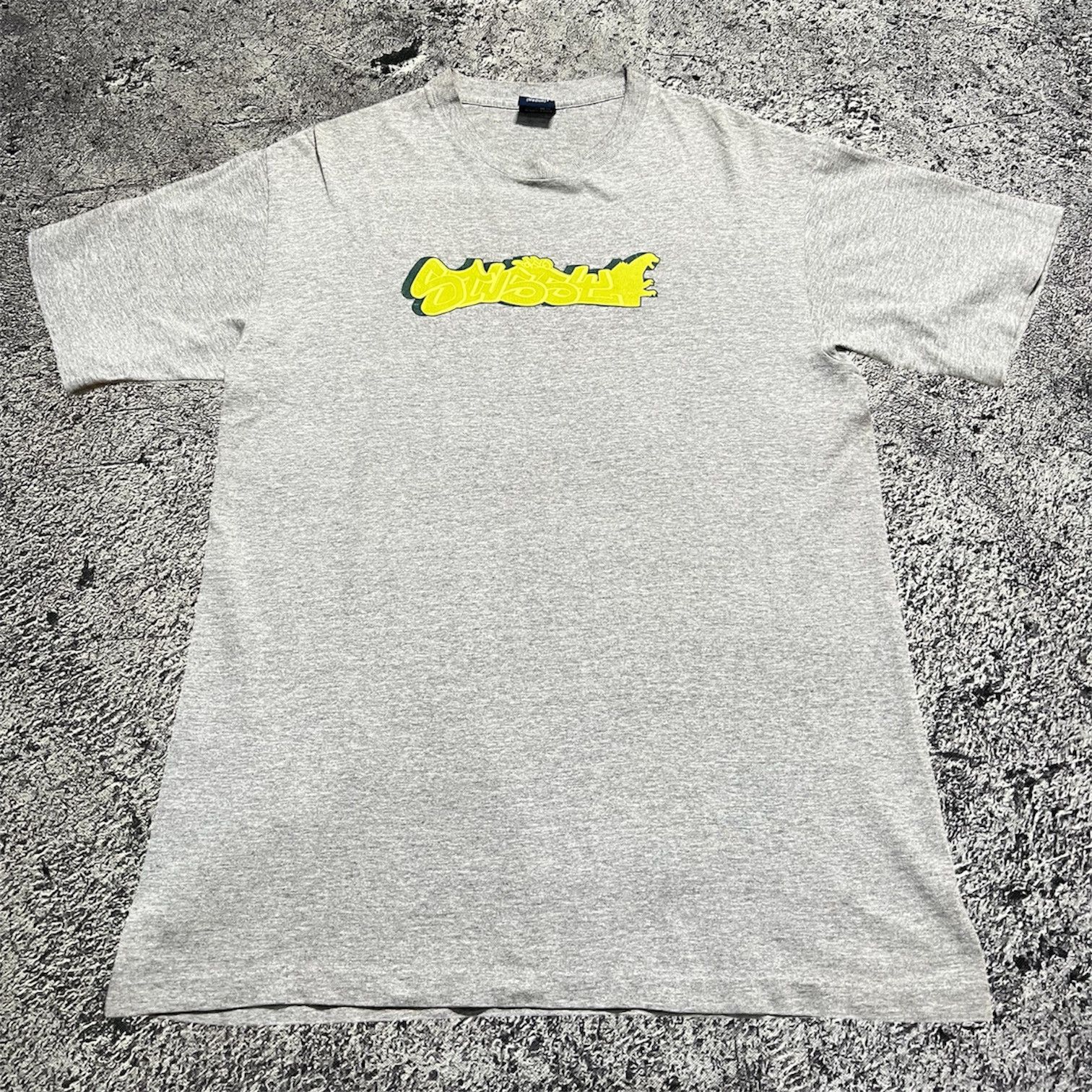 Stussy × Vintage 90s Stussy Tokyo Graffiti Graphic Tshirt Tee y2k style Size US M / EU 48-50 / 2 - 1 Thumbnail