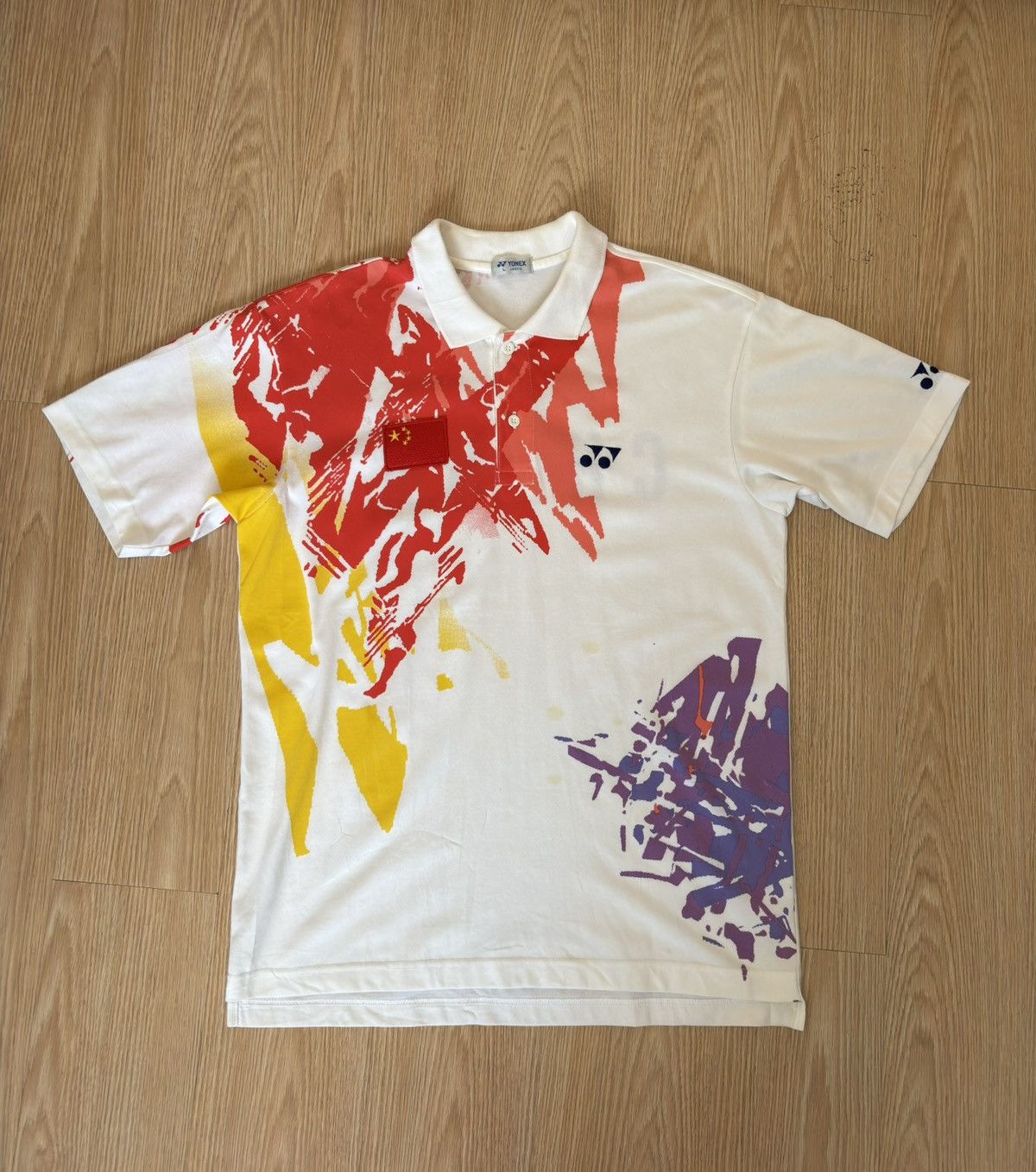 Other Vintage 90s Yonex China Polo Shirts Size US L / EU 52-54 / 3 - 1 Thumbnail