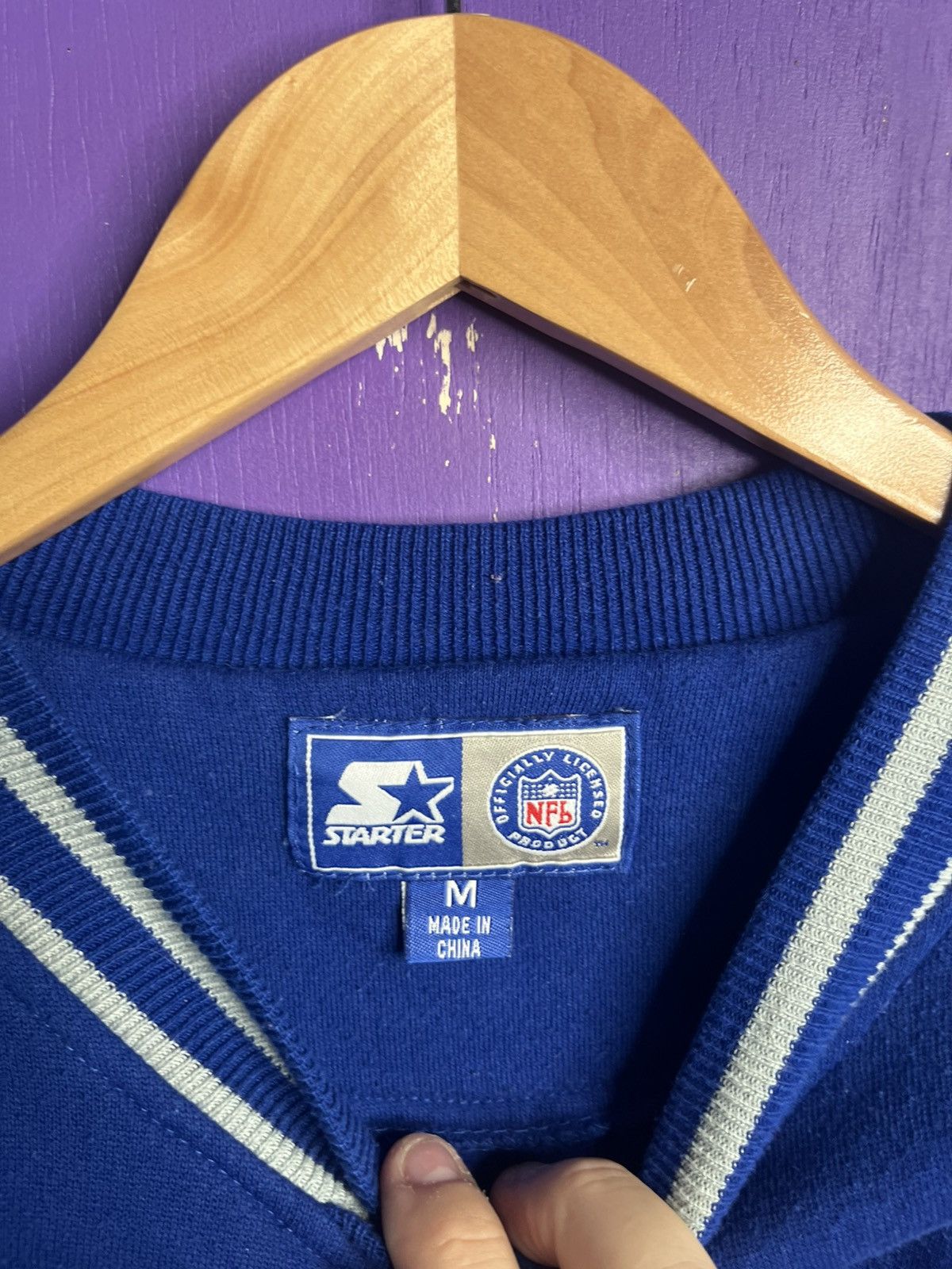 NFL × Starter × Vintage Vintage 90s Starter Indianapolis colts crewneck Size US M / EU 48-50 / 2 - 4 Thumbnail