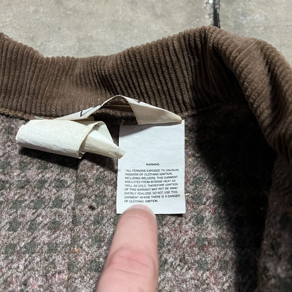 Walls Vintage 80s Walls Chore Jacket Corduroy Collar Blanket Lined Size US M / EU 48-50 / 2 - 14 Thumbnail