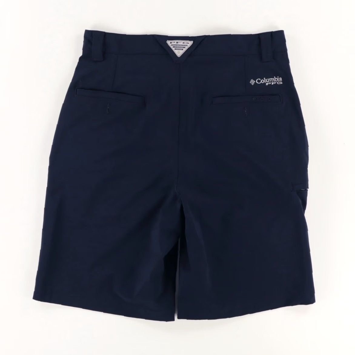 Vintage Columbia PFG Fishing Chino Shorts Navy Men's 30 Colu mbia High Stretch PFG Fishing Polyester Woven Casual Size US 30 / EU 46 - 4 Thumbnail
