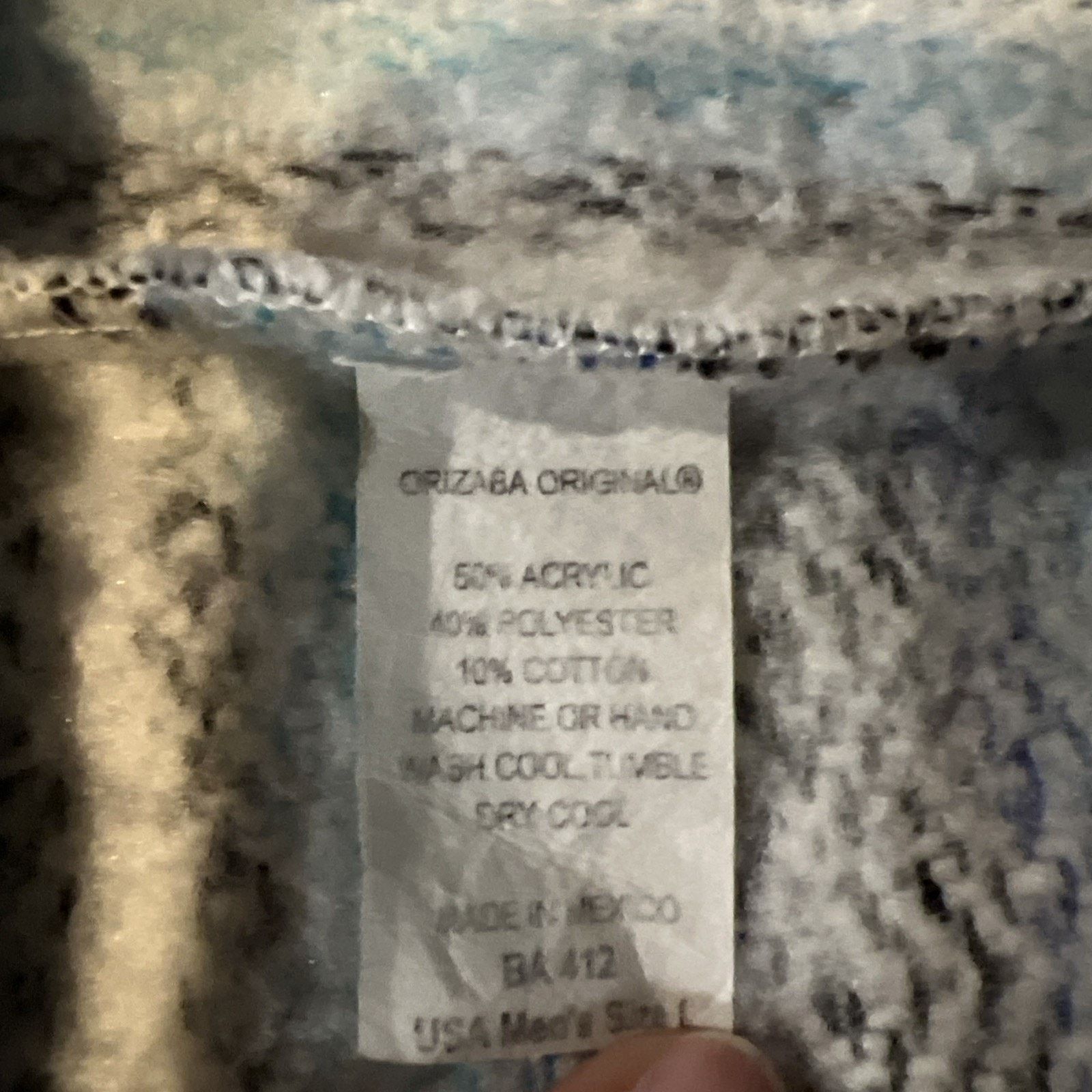 & Other Stories Orizaba Original Pullover Men L blue/white/aqua striped Baja Size US L / EU 52-54 / 3 - 2 Thumbnail