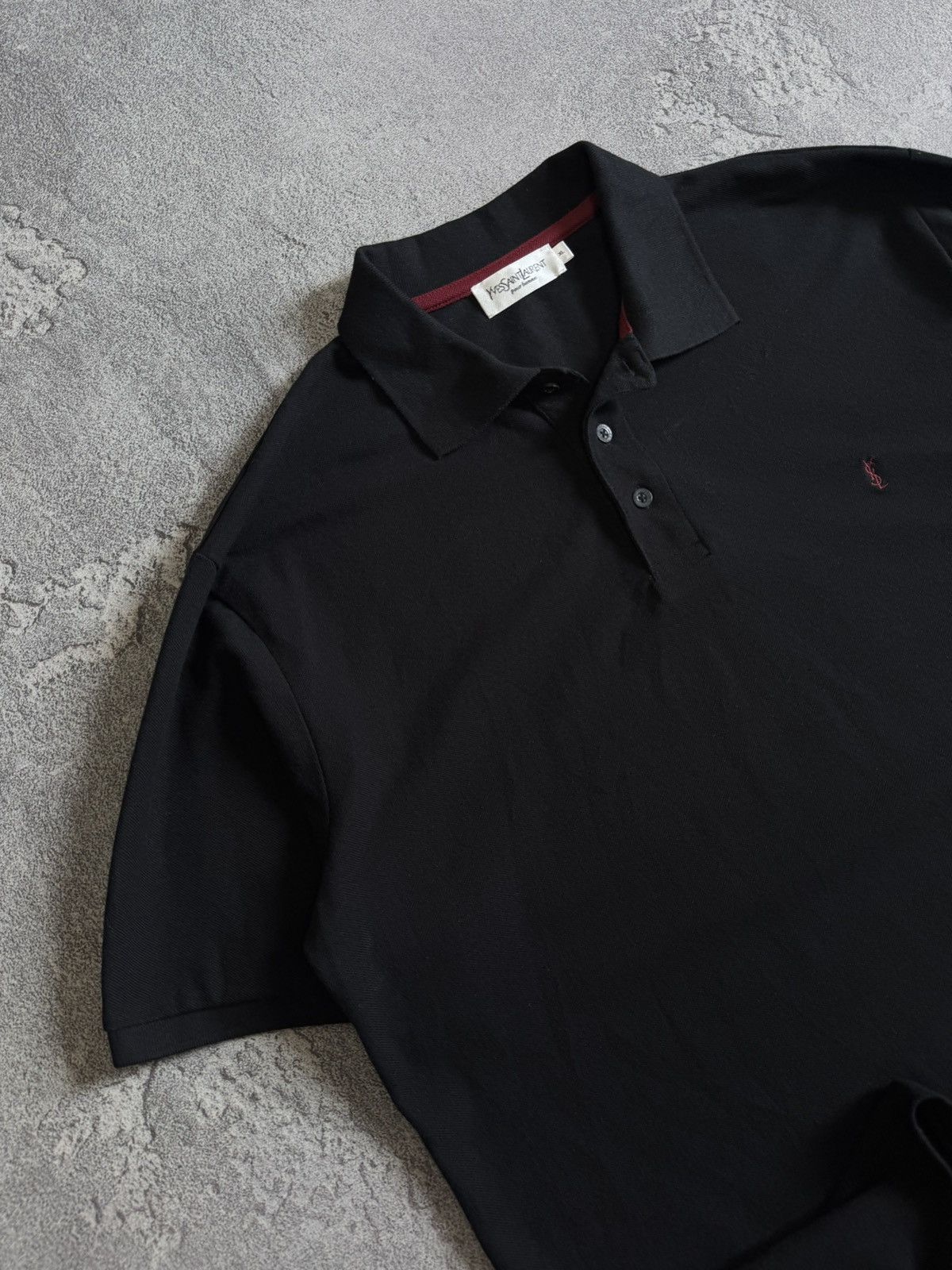 Yves Saint Laurent YvesSaintLaurent XL YSL polo tee tshirt luxury vintage 90s Size US XL / EU 56 / 4 - 2 Thumbnail