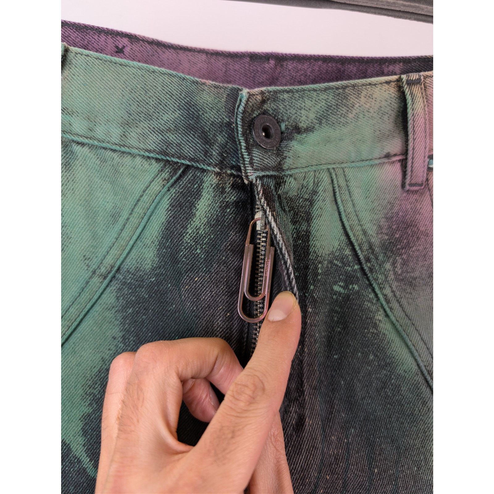 Off-White o1rshd1 Flared Jean in Multicolor Size US 32 / EU 48 - 7 Thumbnail
