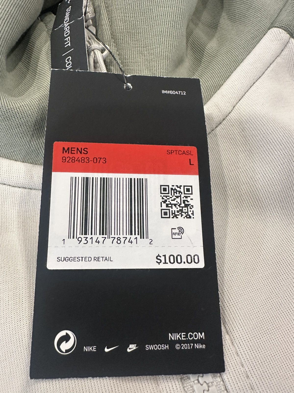 Nike Nike Jacket Green and Cream Size US L / EU 52-54 / 3 - 3 Thumbnail