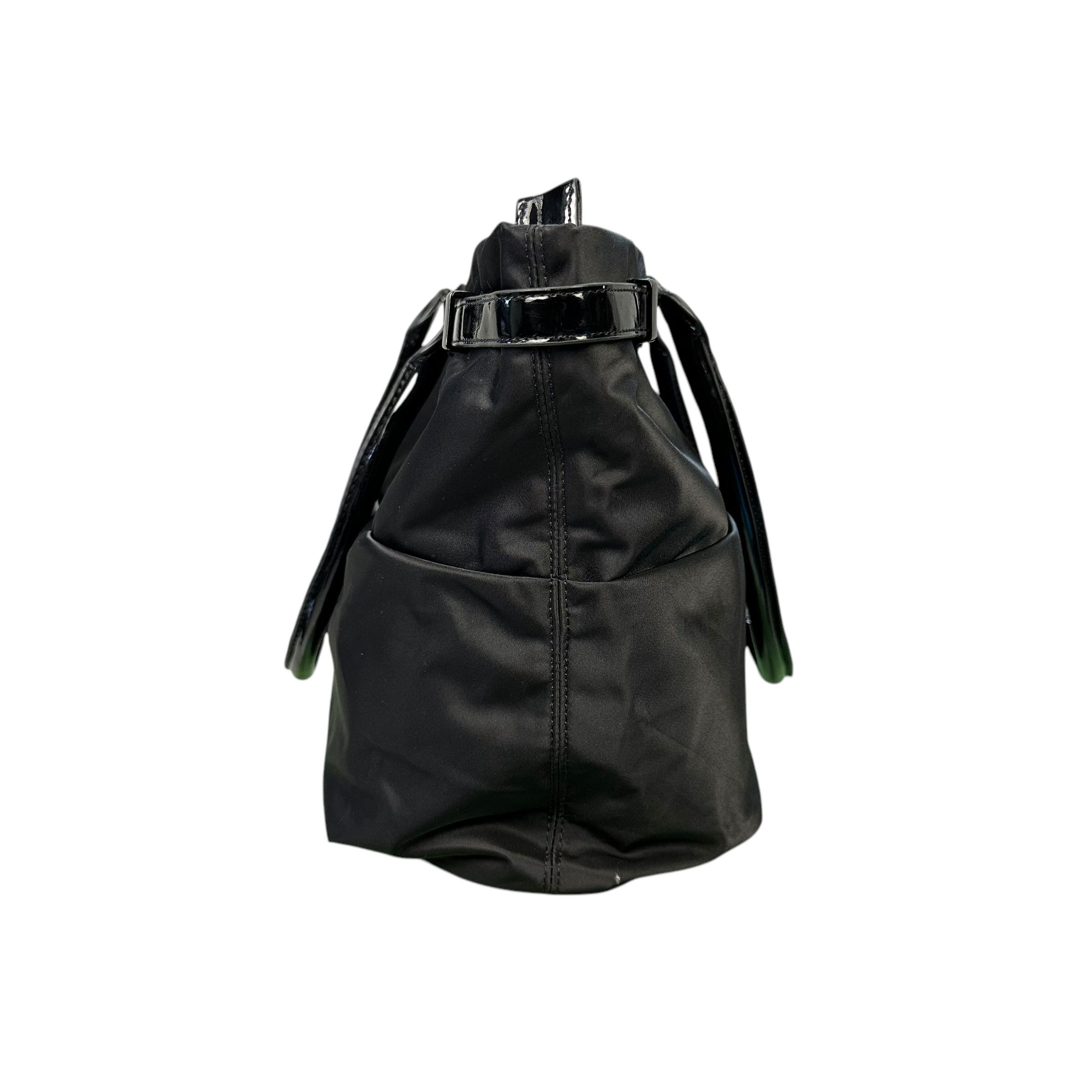 agnes b. agnes b. Voyage Black Nylon Shoulder Tote Bag Size ONE SIZE - 10 Thumbnail