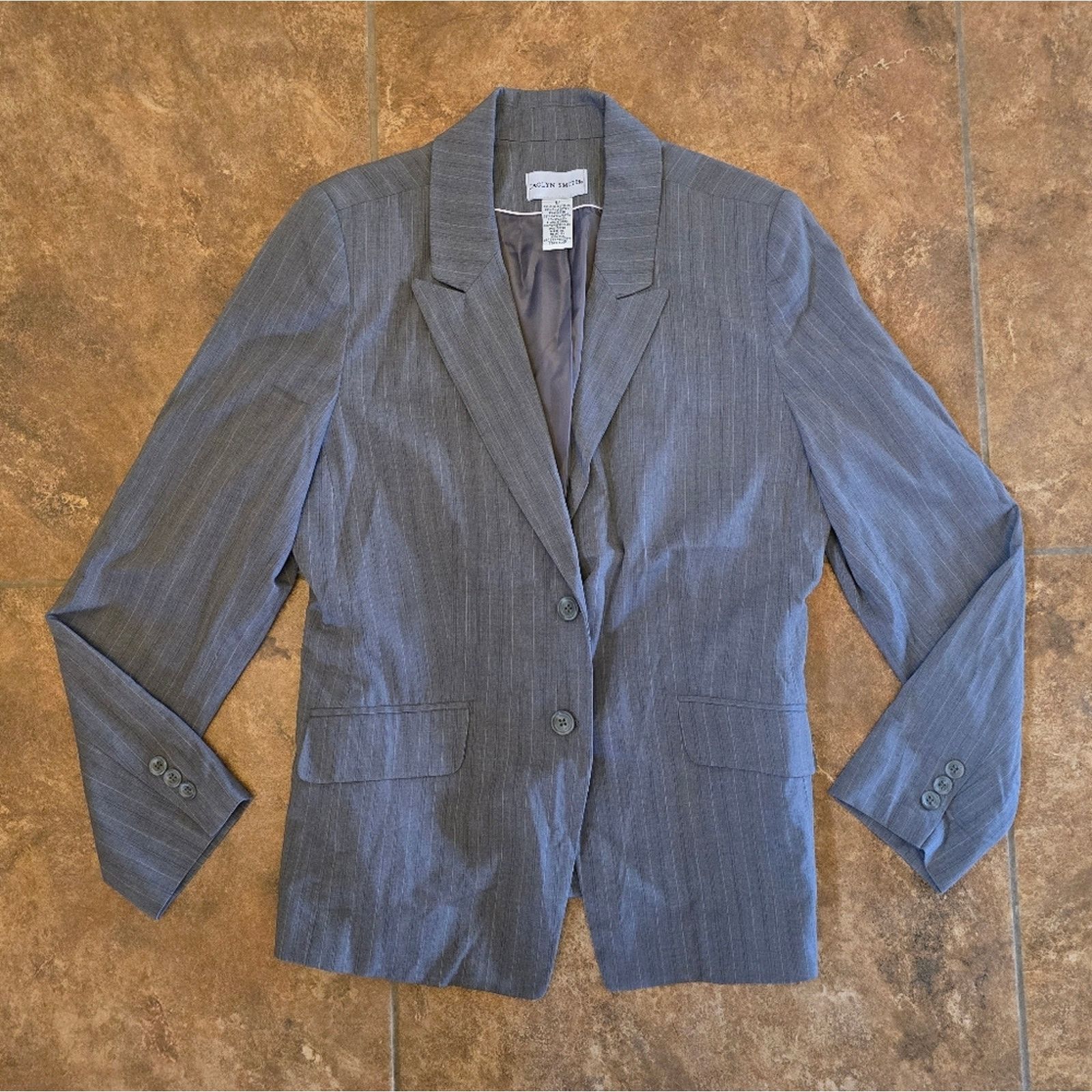 Other Grey | JACLYN SMITH | Business Blazer Size XL / US 12-14 / IT 48-50 - 1 Thumbnail