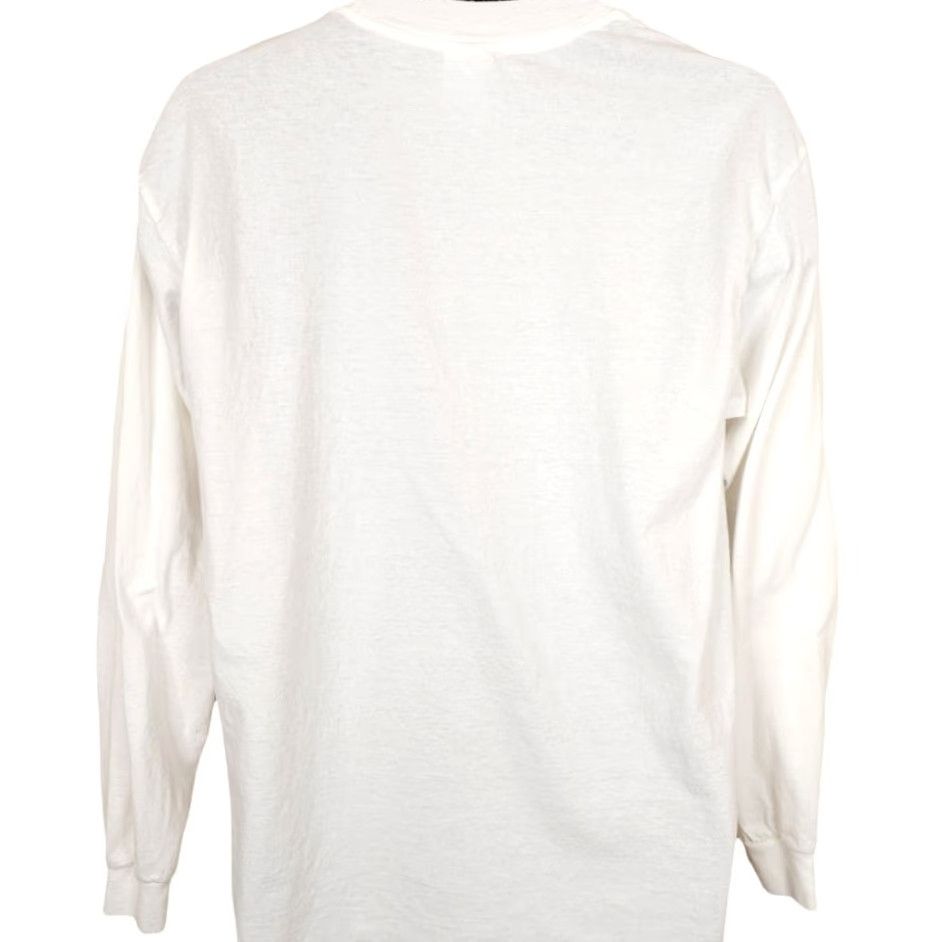 Gildan VINTAGE Gildan T Shirt Mens Size Large White Y2K 2004 IAAWC Alcoholics Anonymous The Language Of The Heart Will Be Spoken Here Womens Girls Mens Size L / US 10 / IT 46 - 4 Thumbnail