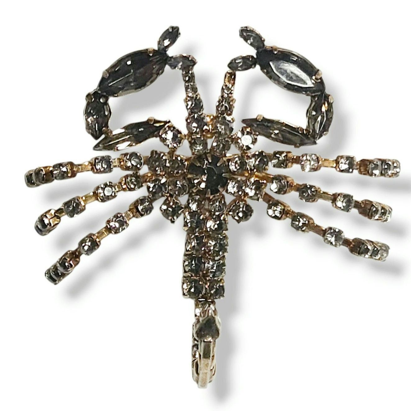 Other VTG Scorpion Rhinestone Brooch Gold Tone Insect Statement Size ONE SIZE - 2 Thumbnail