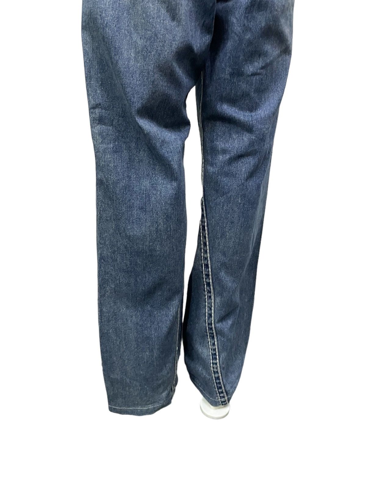 5351 POUR LES HOMMES × Hysteric Glamour 291251 Laboratory Heavy Stitch Flared Jeans Size US 32 / EU 48 - 9 Thumbnail