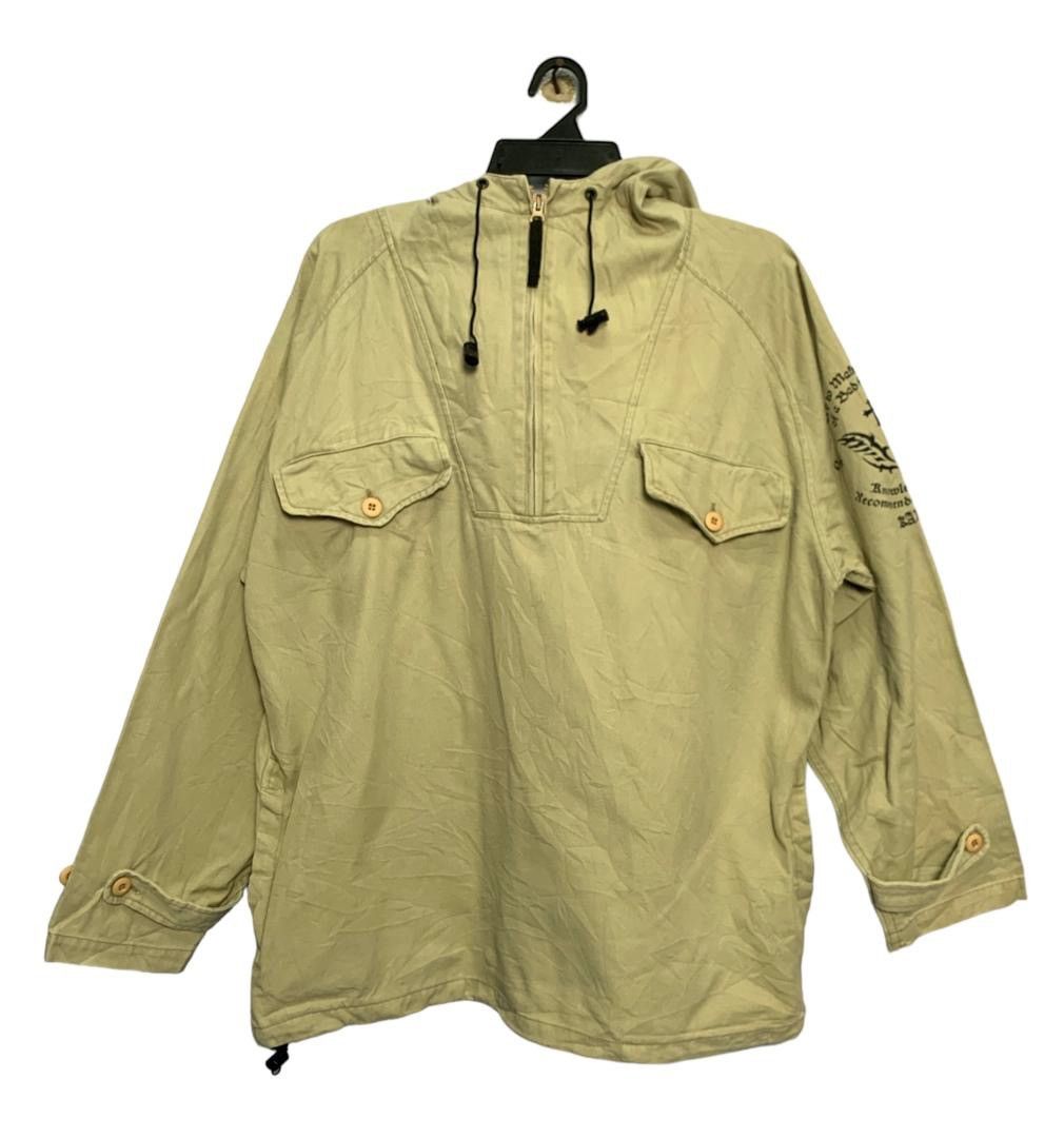 Japanese Brand × Vintage Vintage Karma Half Zipper Jackets Size US L / EU 52-54 / 3 - 1 Thumbnail