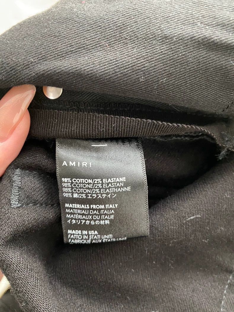 Amiri Amiri Black Cashew Flower mx2 Jean Size US 30 / EU 46 - 4 Thumbnail
