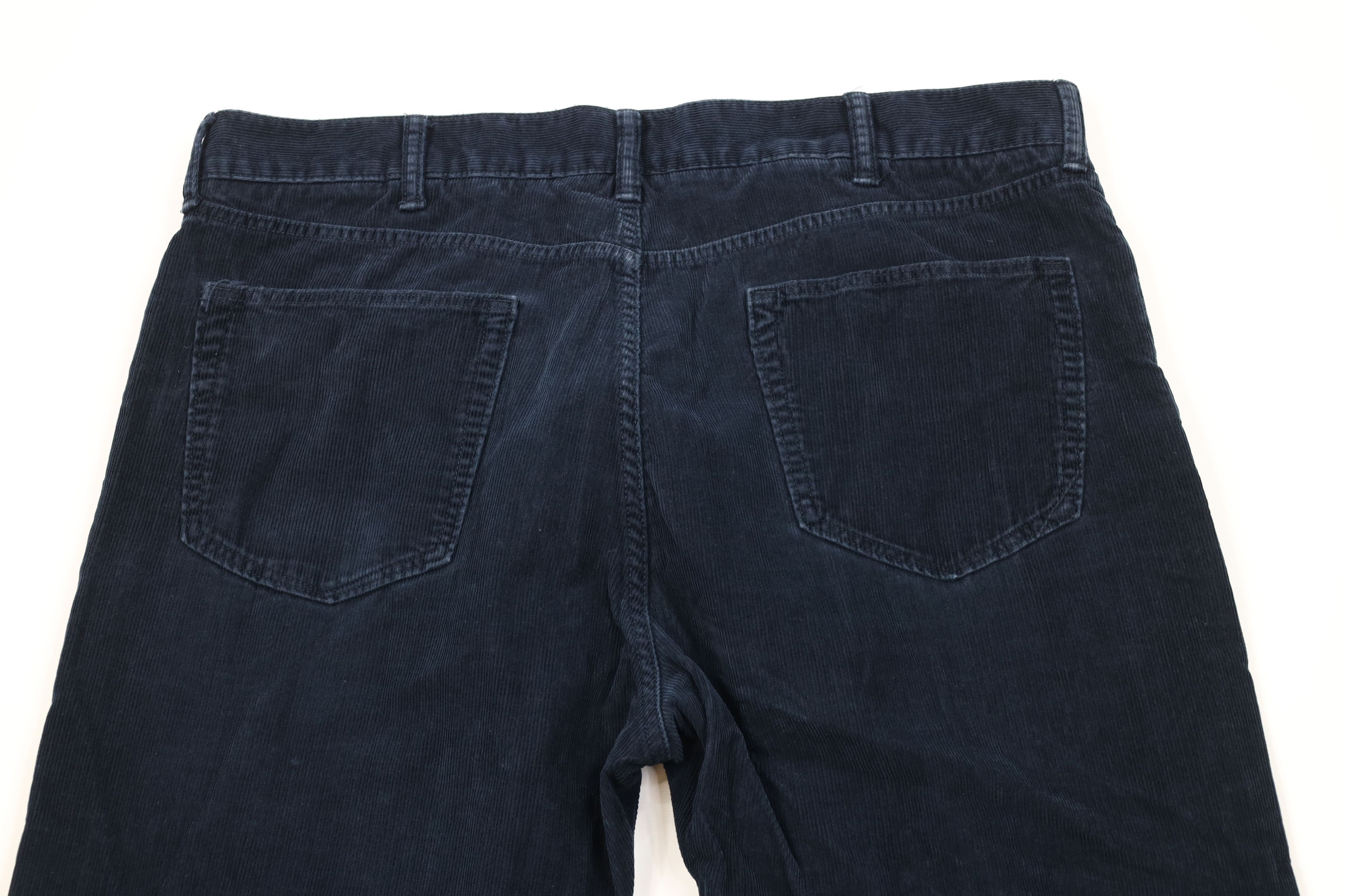 Banana Republic Banana Republic Pima Cotton Wide Leg Corduroy Pants Blue Size US 40 / EU 56 - 12 Thumbnail