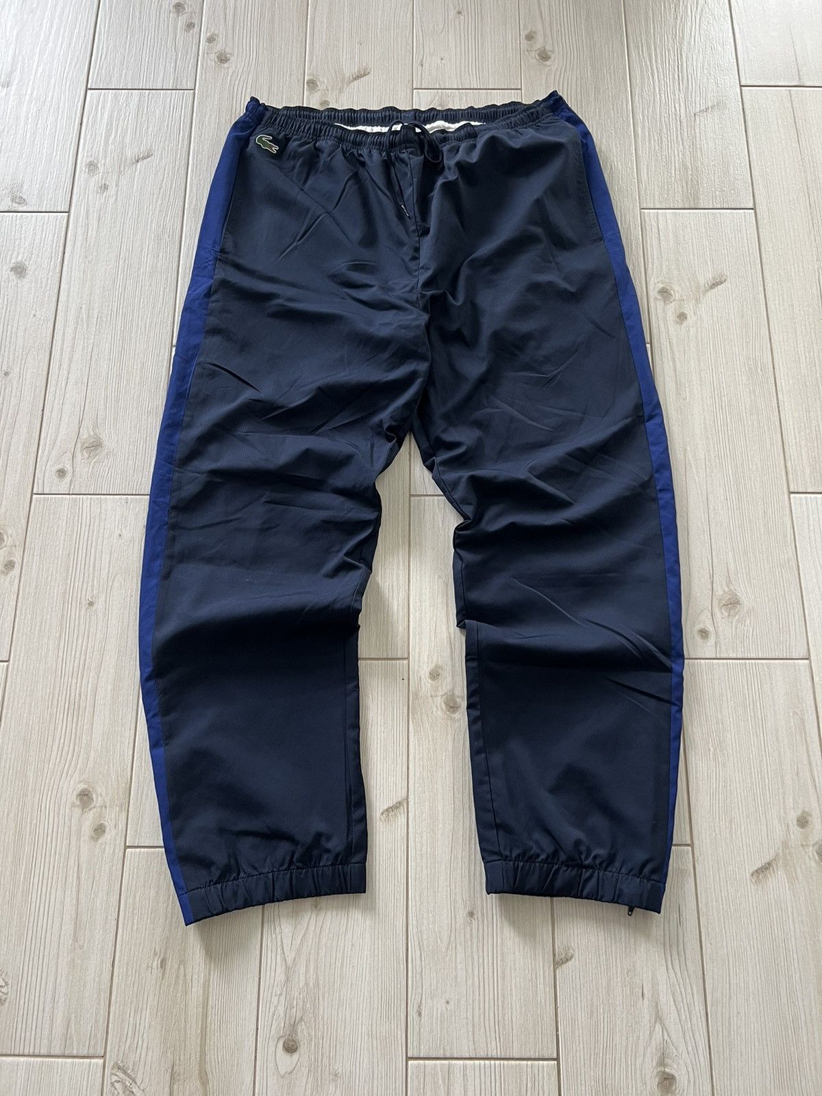 Lacoste Vintage Lacoste Nylon Y2K Logo Pants XXL Blue Size US 38 / EU 54 - 2 Thumbnail