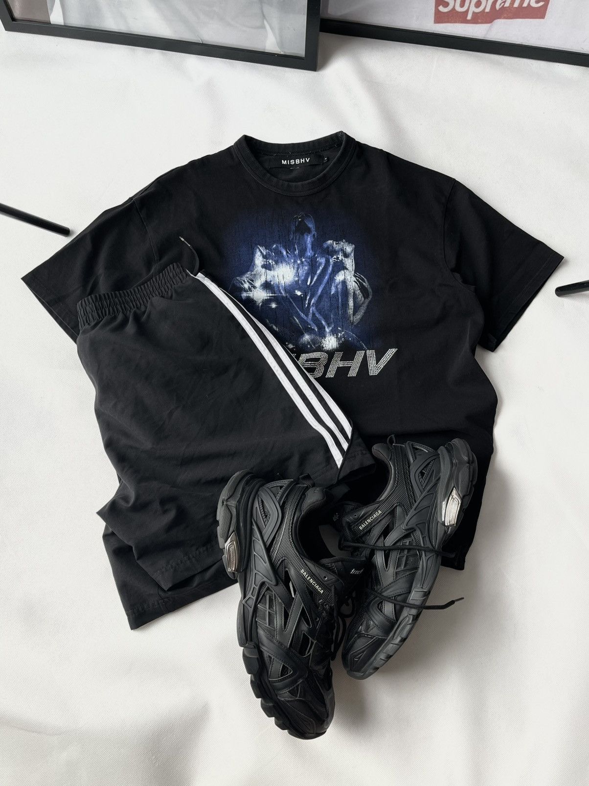 Vintage Vintage Y2K Adidas Pinterest Shorts Streetwear 90s Size US 32 / EU 48 - 7 Thumbnail
