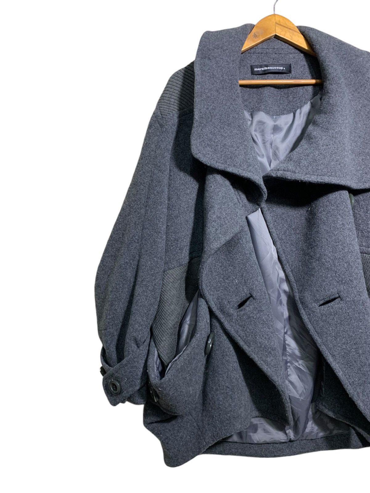 Issey Miyake 🔥MERCIBEUCOUP ISSEY MIYAKE JACKETS GREY Size XL / US 12-14 / IT 48-50 - 3 Thumbnail