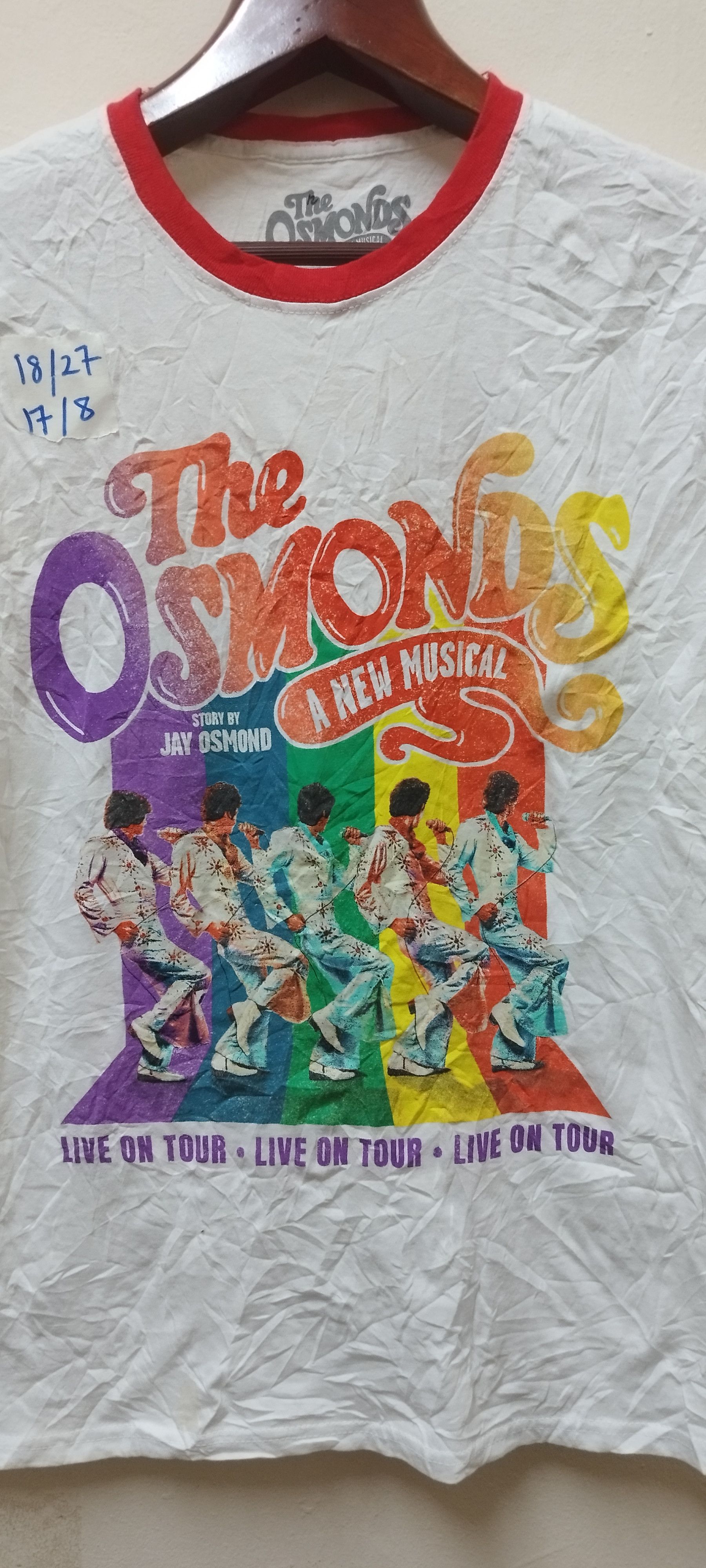 Band Tees The Osmonds Brother Ringer T-shirt Size US S / EU 44-46 / 1 - 5 Thumbnail