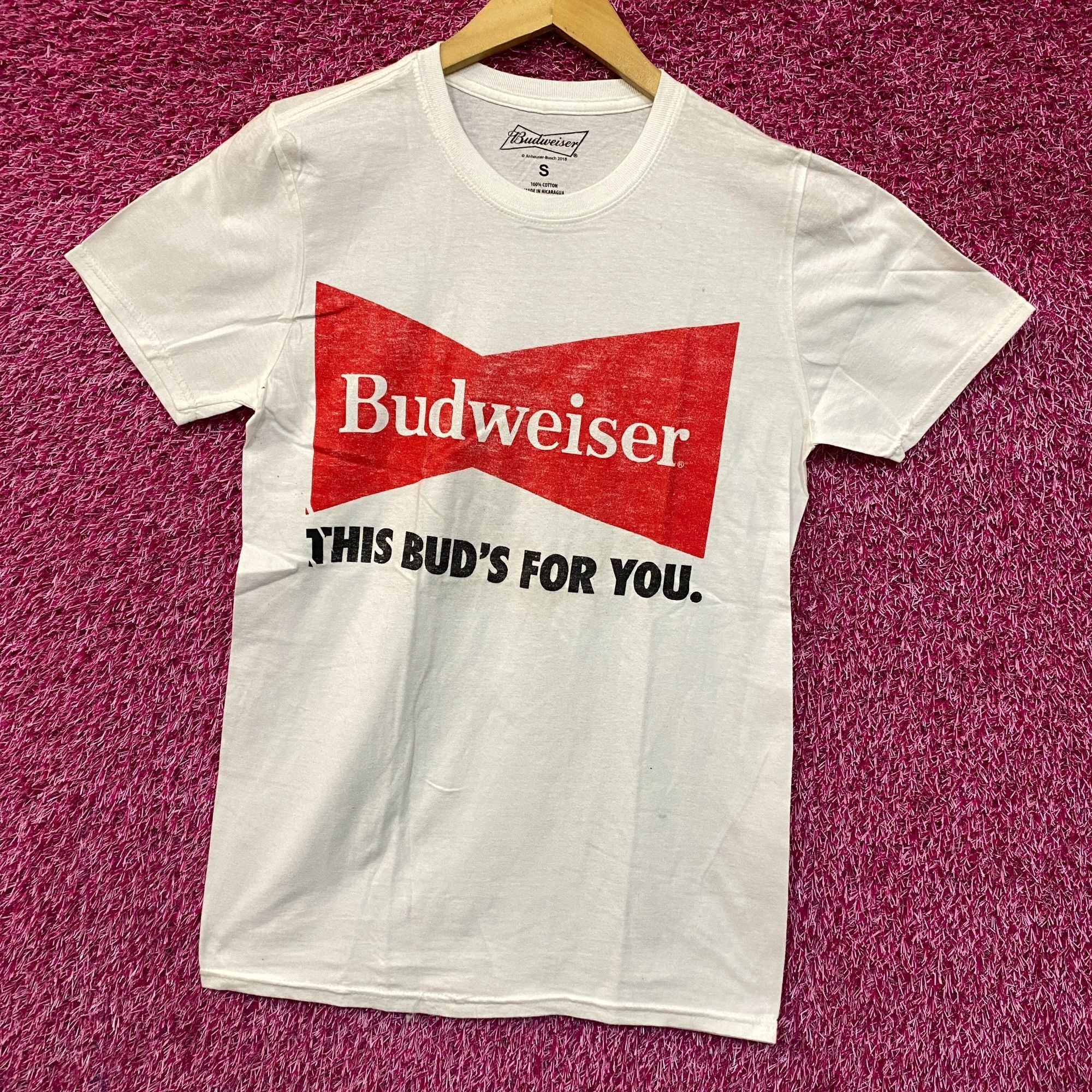 Budweiser Budweiser Bowtie Logo - This Bud's For You - T-Shirt Small Size US S / EU 44-46 / 1 - 3 Thumbnail