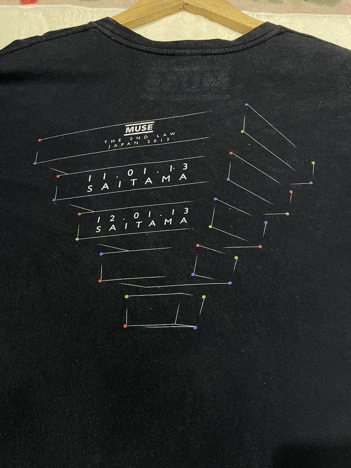 Band Tees ROCK BAND MUSE TOUR 2013 TSHIRT Size US L / EU 52-54 / 3 - 11 Thumbnail