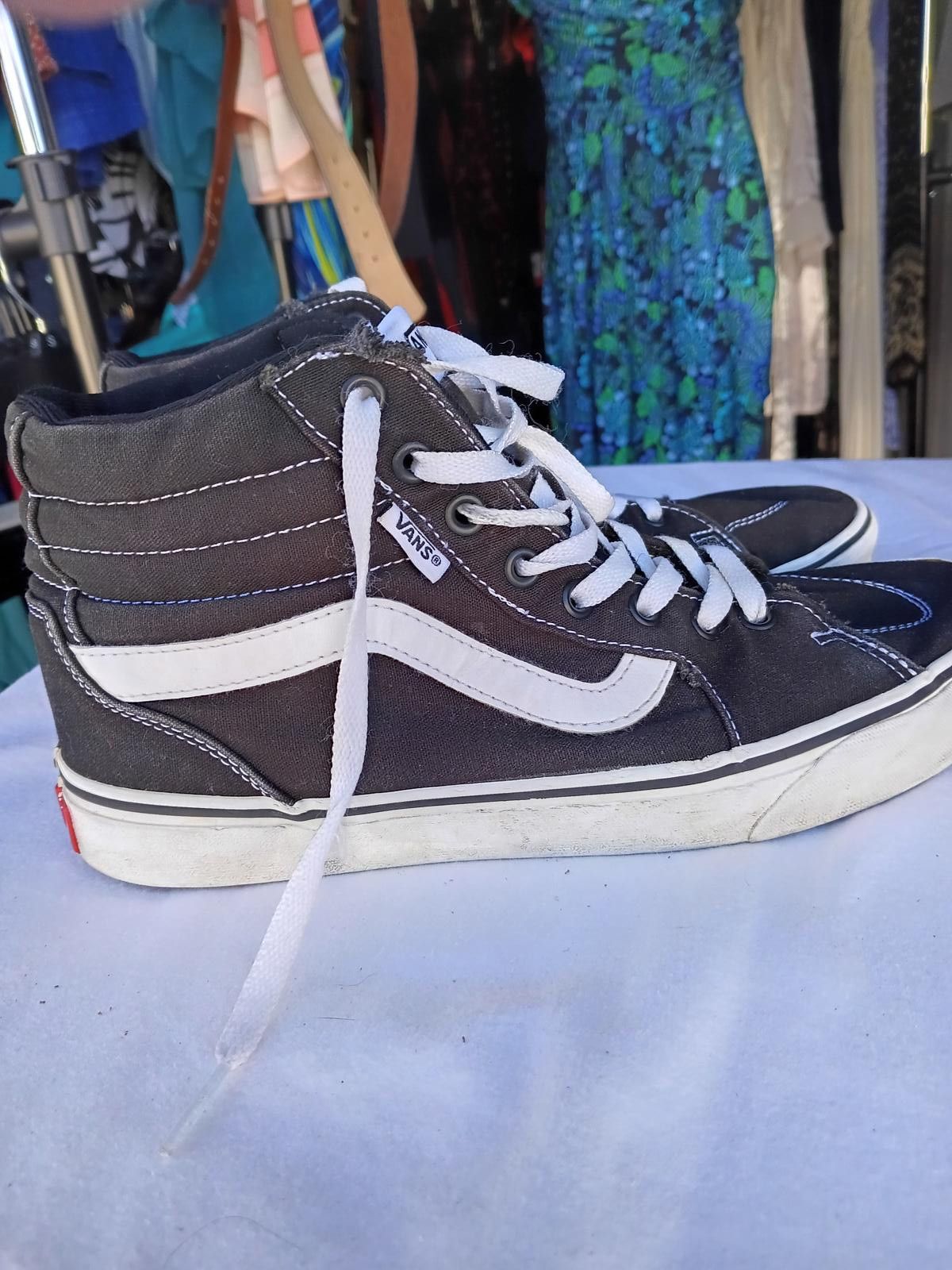 Vans Vans Sk8-Hi Black High-Top Sneakers Size US 11 / IT 41 - 1 Thumbnail