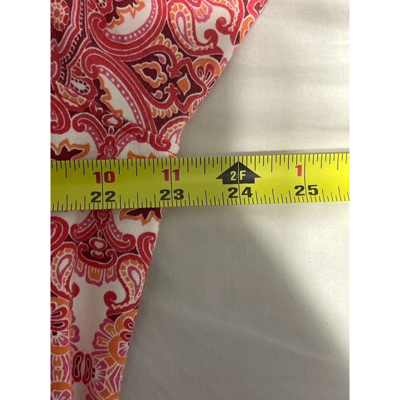 Vintage Coolibar Red Geometric Kaleidoscope Split Neck 3/4 Sleeve Tunic Dress Sz XL Size XL / US 12-14 / IT 48-50 - 3 Thumbnail