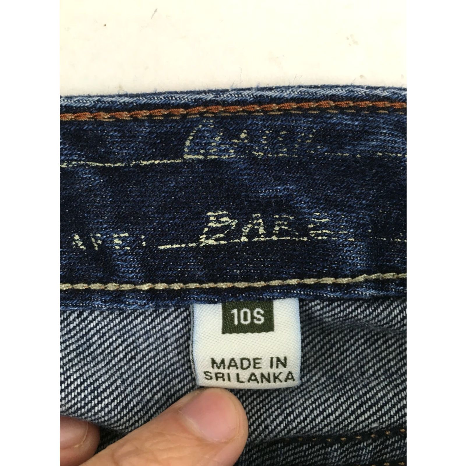 Denime Cialey Dyed Jeans Women's Size 10S Denim Barely Bootcut Classic Fit Dark Wash Pants Shoes? Size 24" / US 00 / IT 34 - 7 Thumbnail
