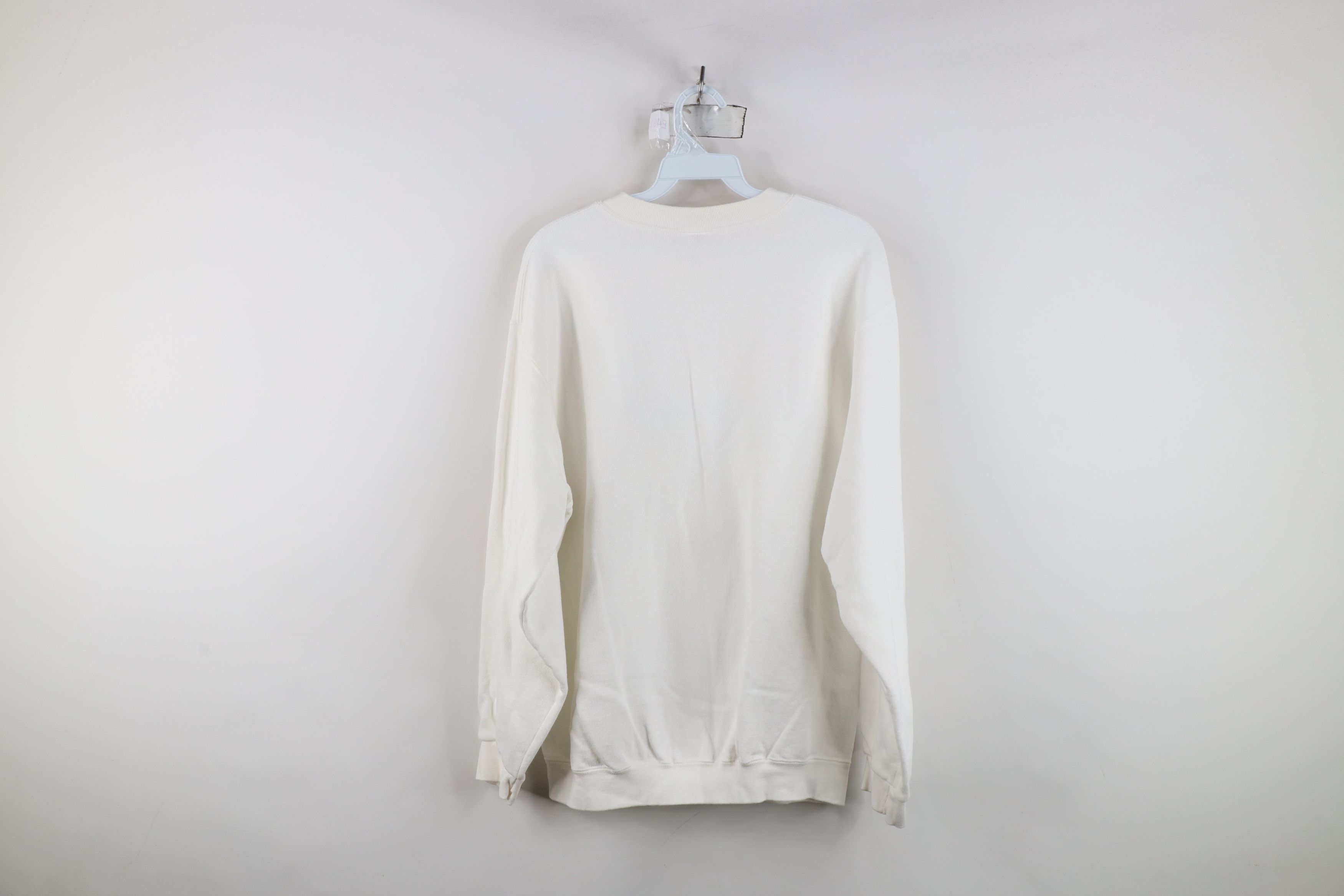 Vintage Vintage 90s Cardiff Wales Dragon Sweatshirt White USA Size US M / EU 48-50 / 2 - 9 Thumbnail
