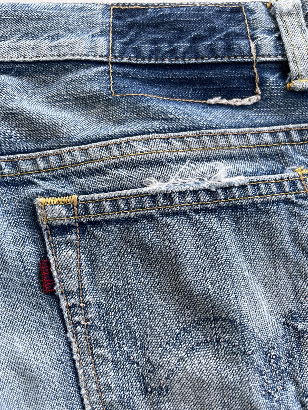 Vintage Vintage edwin Distressed Flare Jeans Size US 31 - 9 Thumbnail