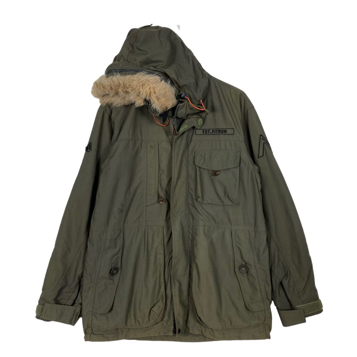 Japanese Brand Estivo Army Style Fur Jacket Size US M / EU 48-50 / 2 - 1 Thumbnail