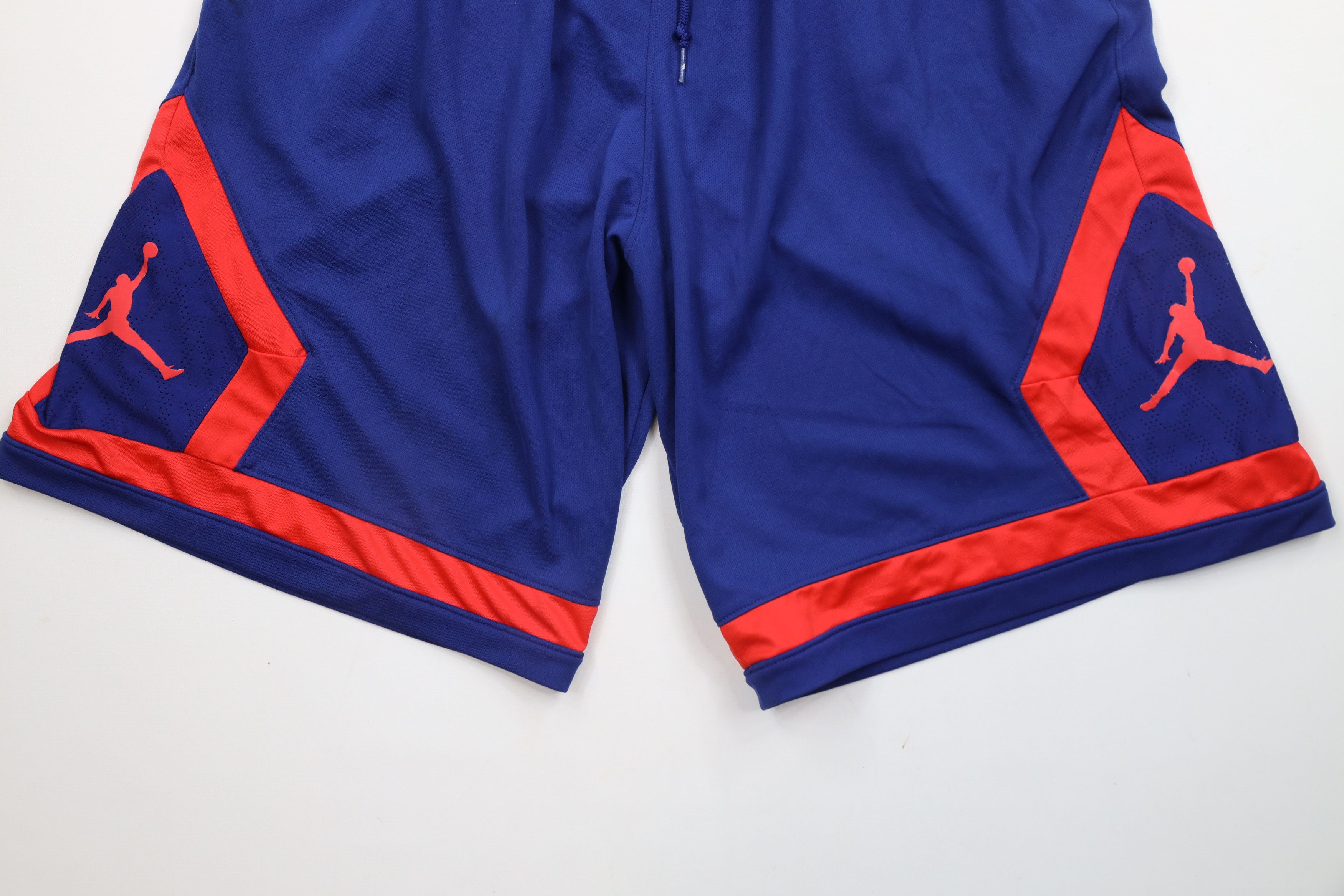 Nike × Vintage Nike Air Jordan Jumpman Gym Basketball Shorts Blue Polyester Size US 36 / EU 52 - 4 Thumbnail