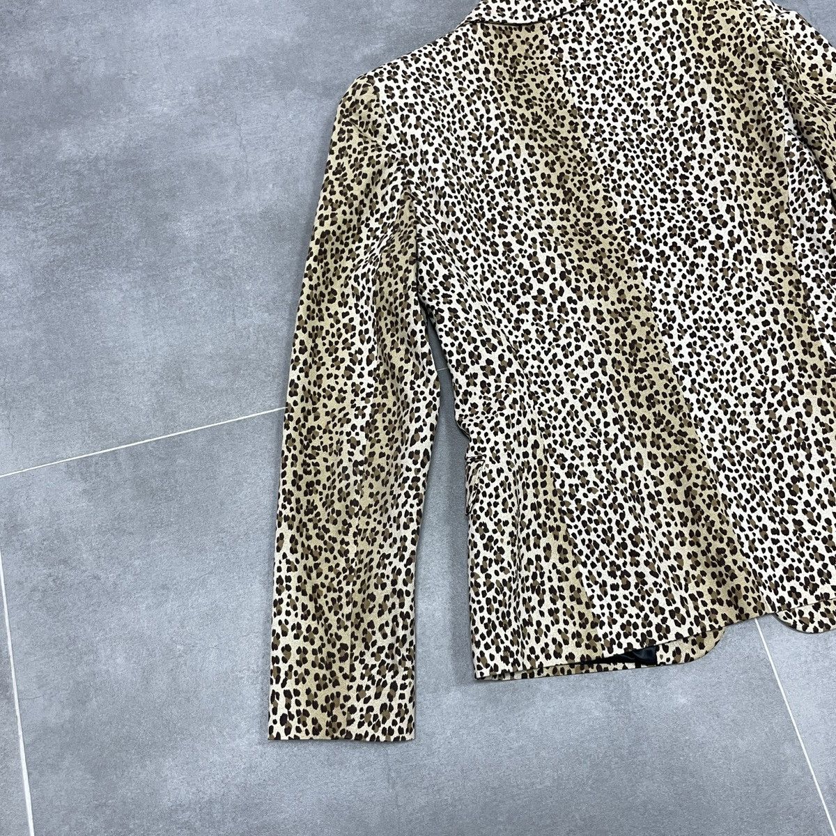 Moschino Moschino Jeans Leopard Print Women Blazer Size S Size S / US 4 / IT 40 - 18 Thumbnail