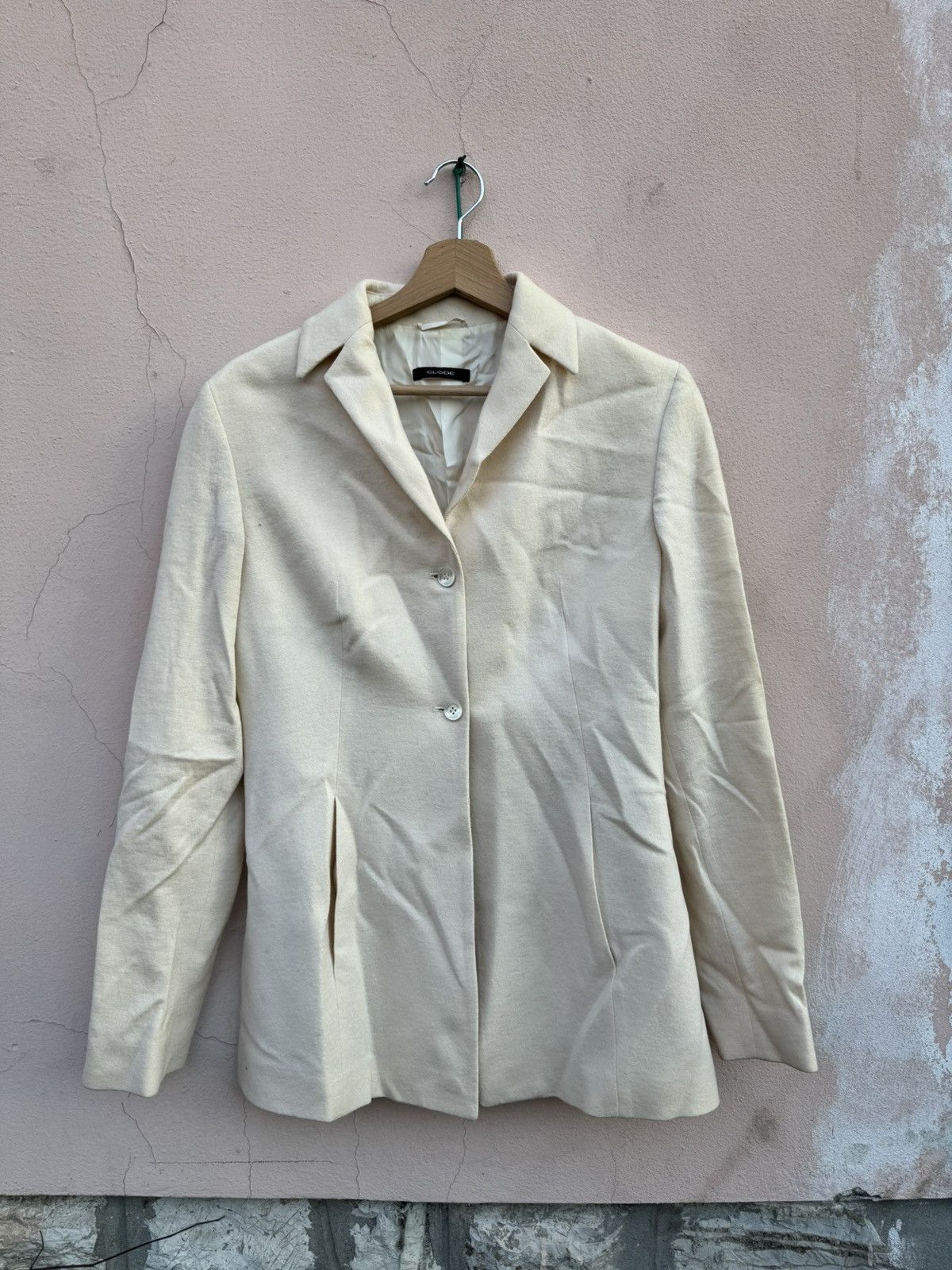 Vintage Italian Made Light Wool Jacket Size S / US 4 / IT 40 - 4 Thumbnail