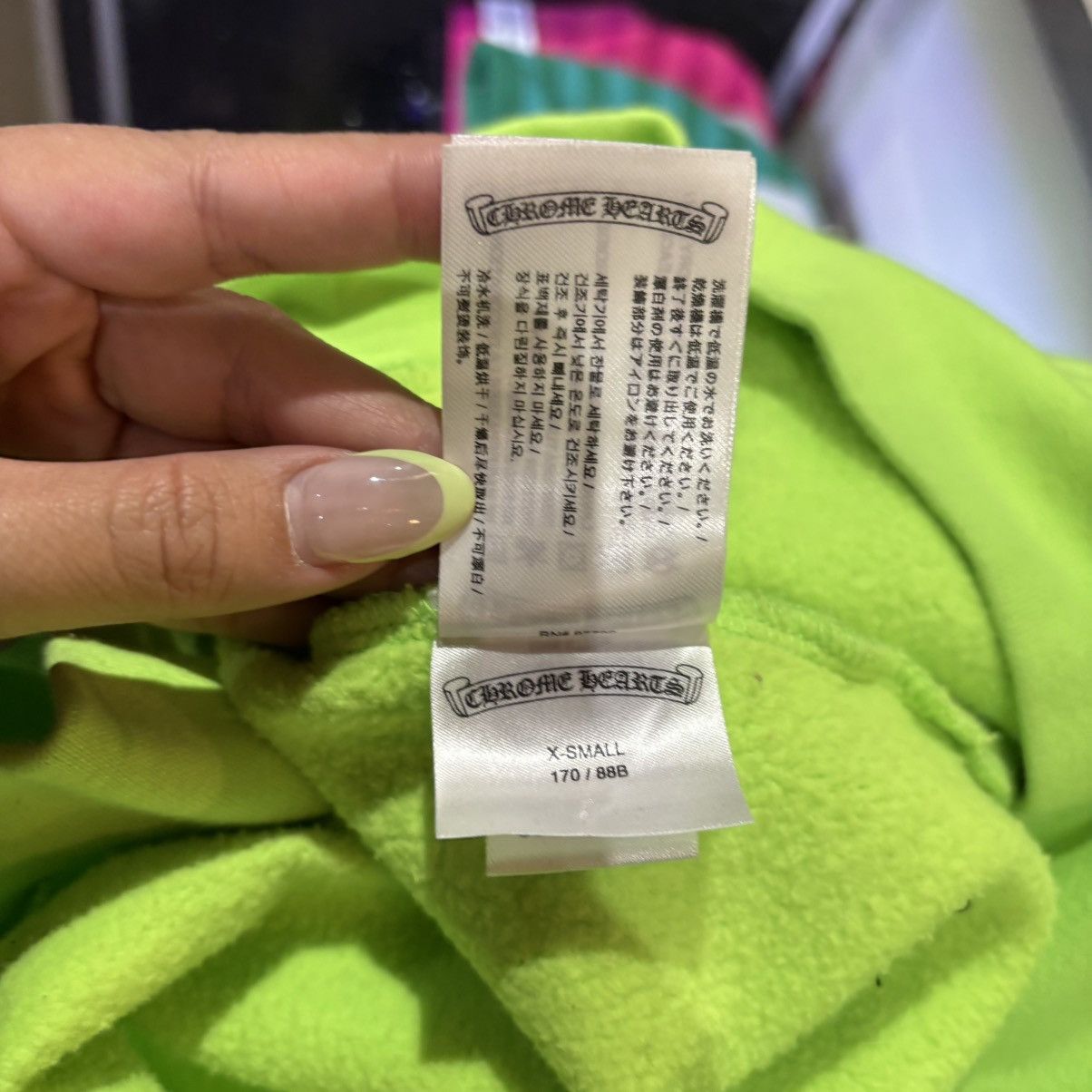 Chrome Hearts Chrome Hearts Miami Music Week Exclusive Neon Green Hoodie Size US XS / EU 42 / 0 - 10 Thumbnail