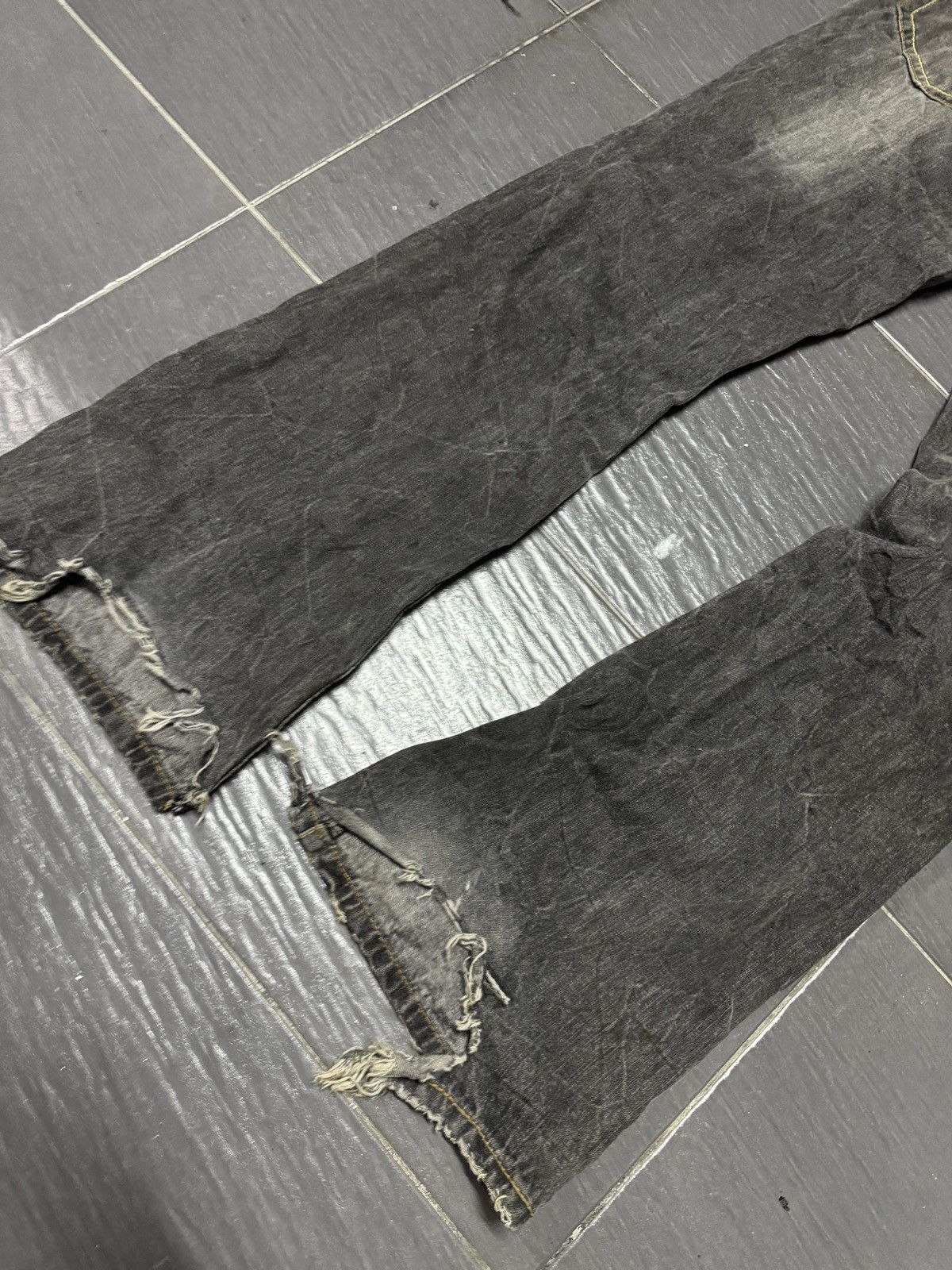 Japanese Brand AMORE PURO FLARE JEANS Size US 29 - 3 Thumbnail