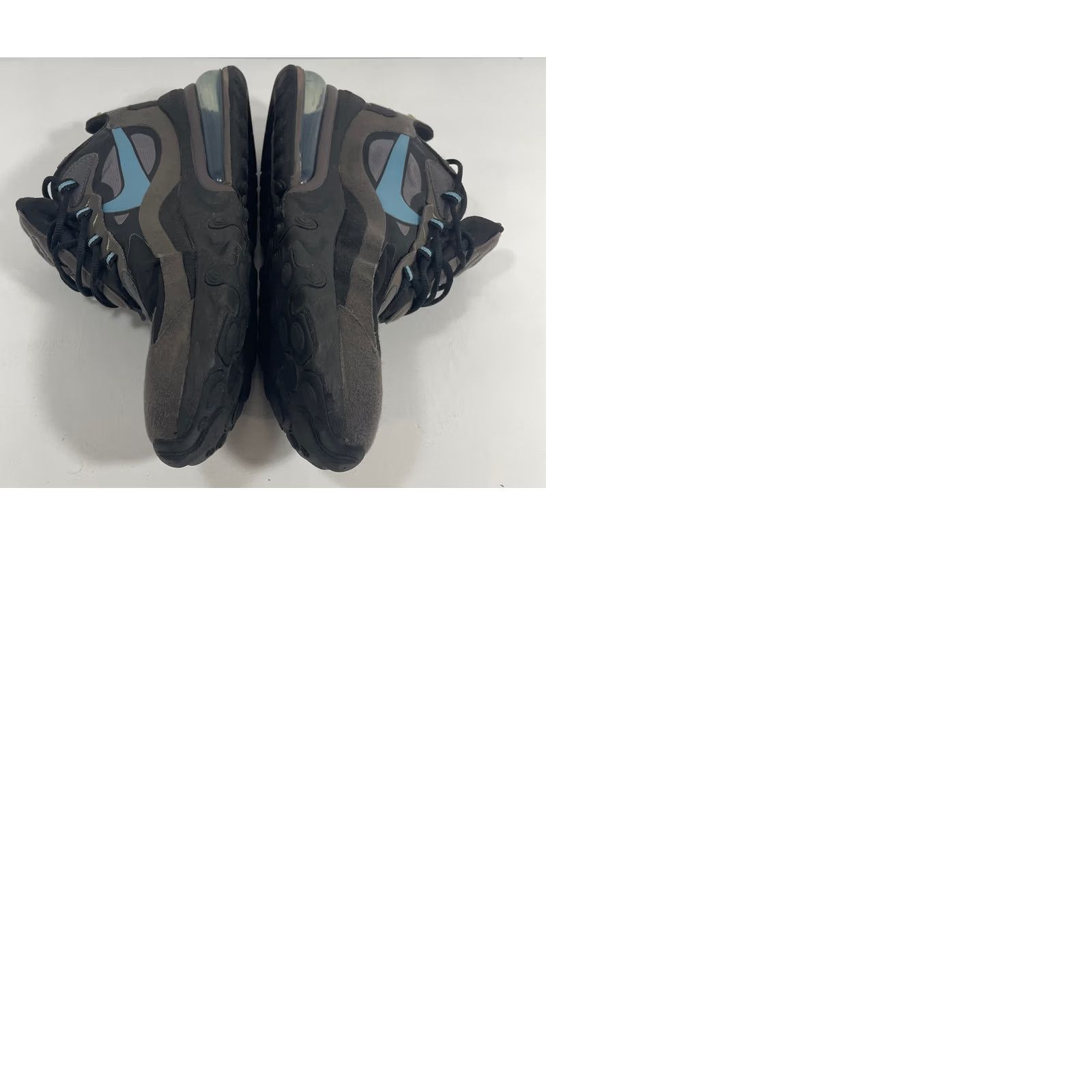 Nike Nike Sneaker Mens Black Air Max React C13866 Size Gray Blue Swoosh Size US 8 / EU 41 - 12 Thumbnail