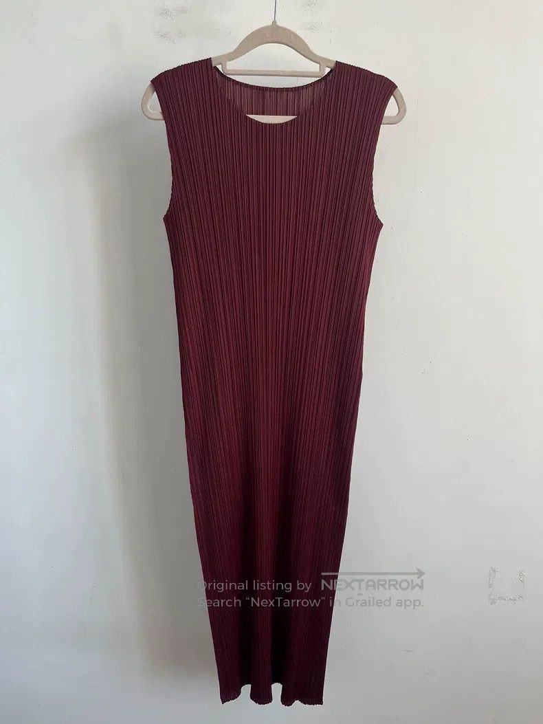 Issey Miyake Issey Miyake size:one size Red Ruffled Dress Size XXS / US 00 / IT 34 - 1 Thumbnail