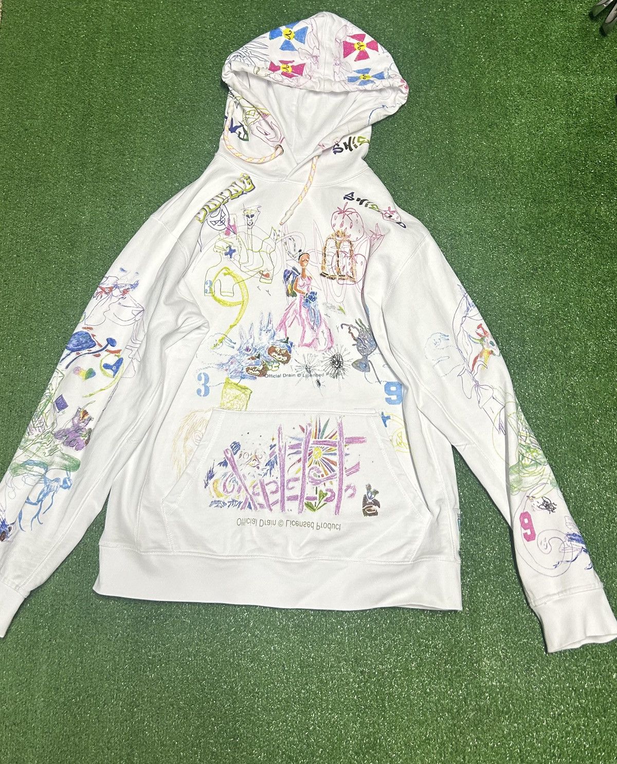 bladee x claire barrow extasia 333 hoodie