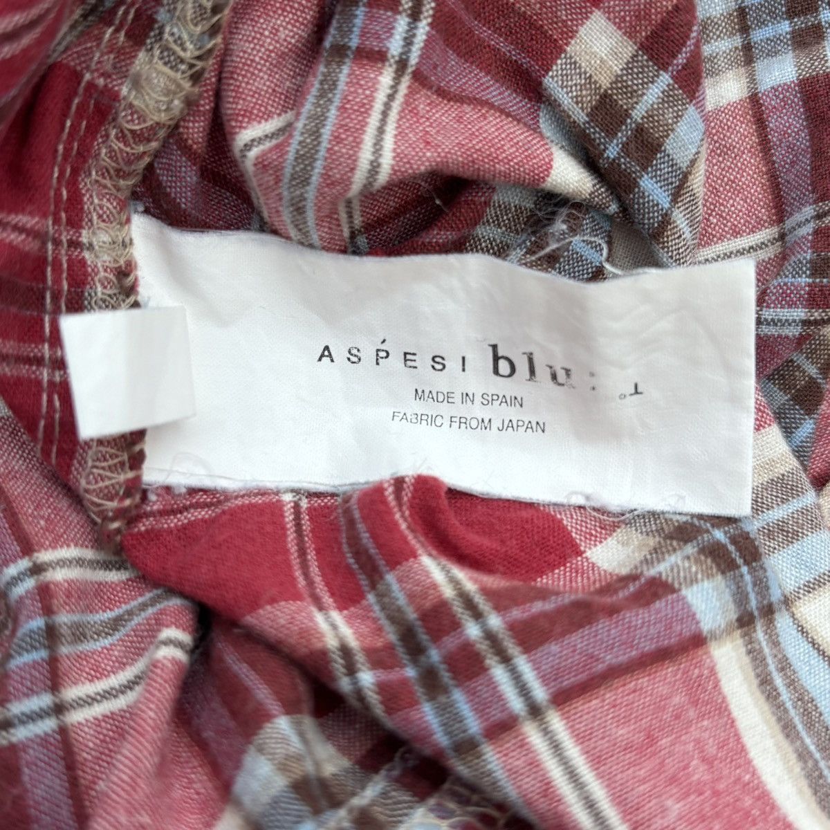 Beams Plus × Engineered Garments Aspesi Blu Garments Plaid Button Up Shirt Size US M / EU 48-50 / 2 - 5 Thumbnail