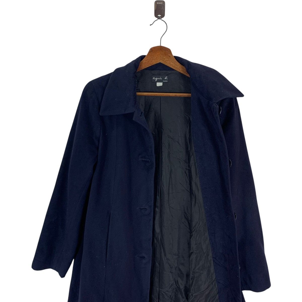 agnes b. VINTAGE AGNES B BUTTON OVERCOAT Size L / US 10 / IT 46 - 6 Thumbnail
