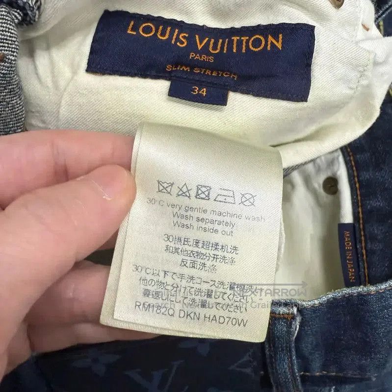 Louis Vuitton Louis Vuitton Men's Blue Denim Casual Pants . Size US 32 / EU 48 - 4 Thumbnail