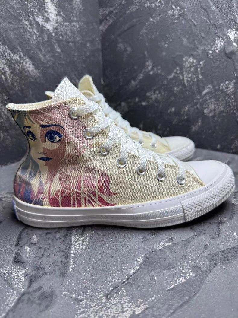 Disney White Canvas SneakersQ10 Size US 9 / IT 39 - 4 Thumbnail