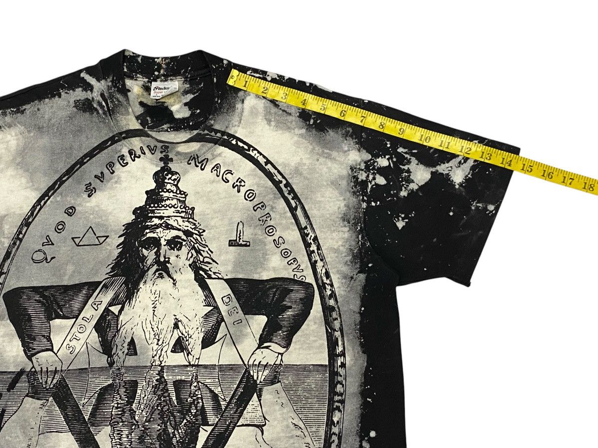 Vintage Rare🔥Vintage 90s Abstract Wizard Mosquitohead Double Sided Size US L / EU 52-54 / 3 - 16 Thumbnail