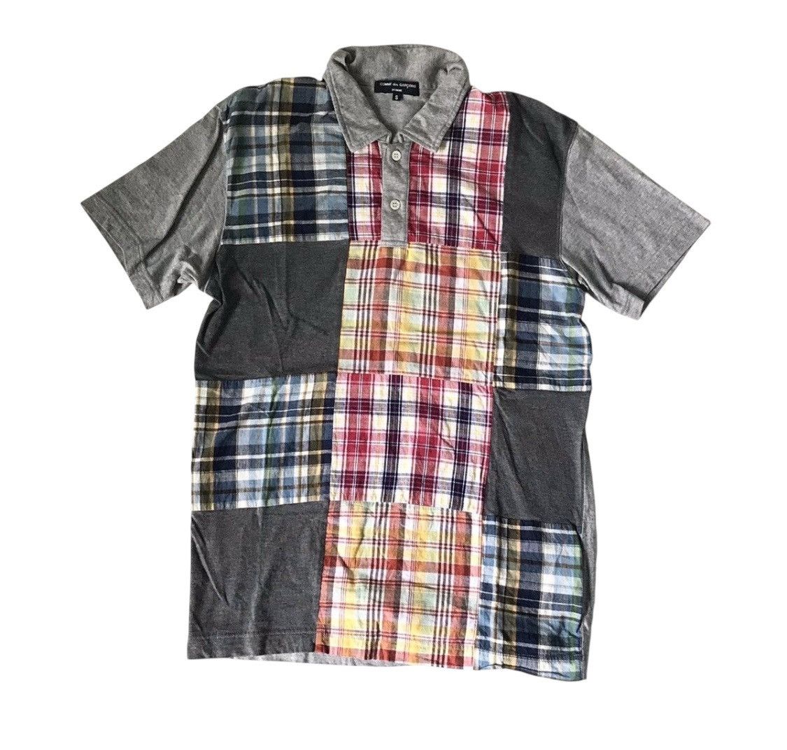 Comme des Garcons Cdg homme AD2008 patchwork polo shirt Size US S / EU 44-46 / 1 - 1 Thumbnail