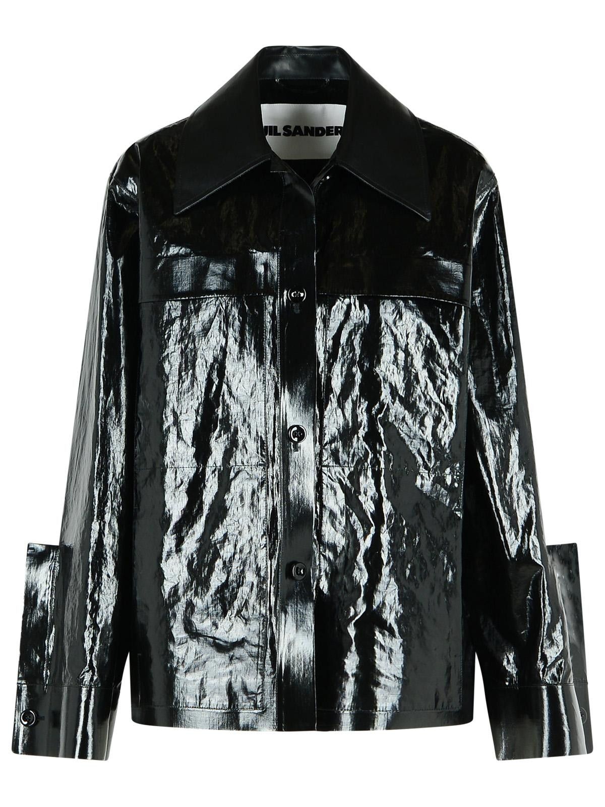Jil Sander JIL SANDER Black Linen Jacket Size M / US 6-8 / IT 42-44 - 1 Thumbnail