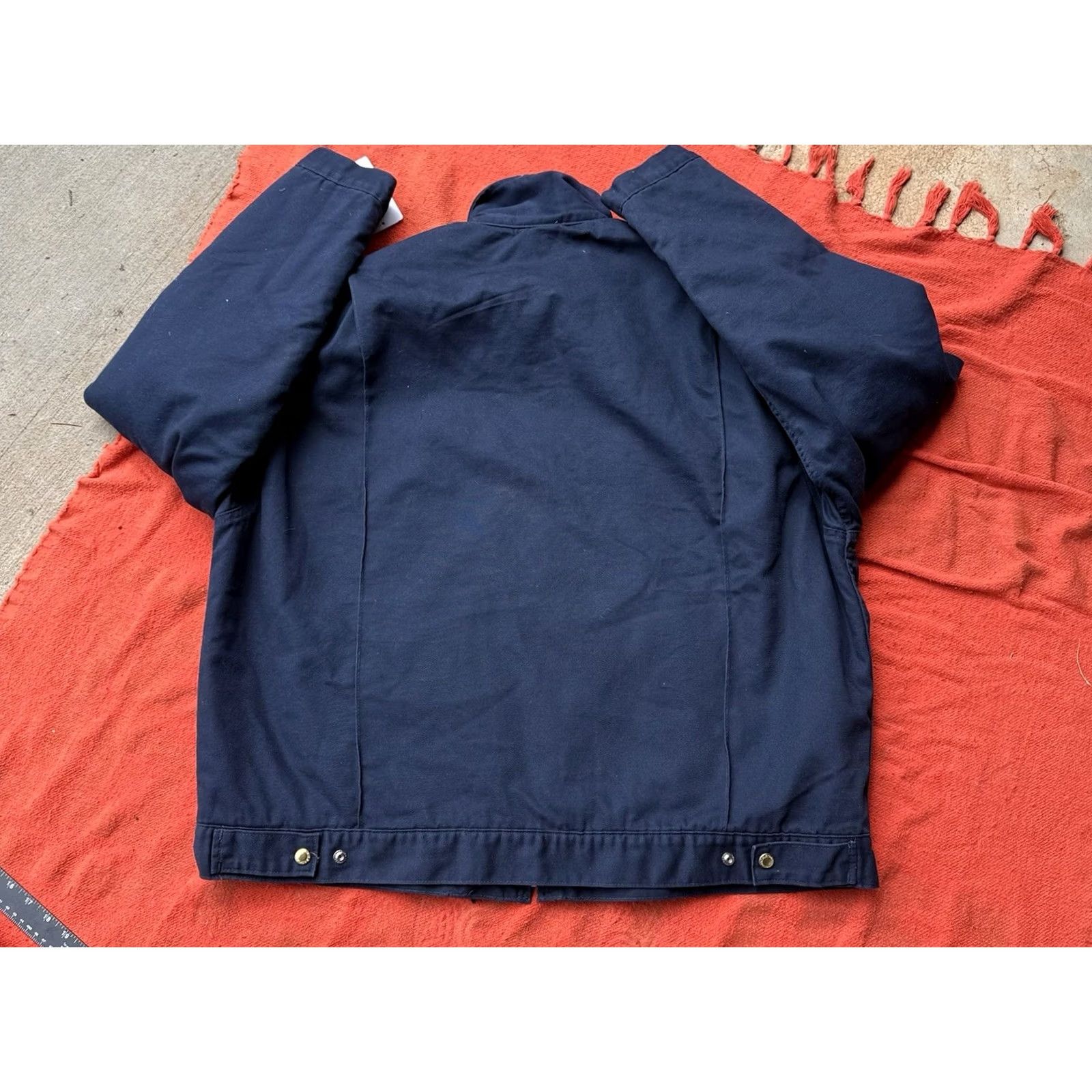 Dickies VINTAGE Dickies Eisenhower Work Jacket Quilted Lined Zip Front NWT Men 2X Navy Blue Jacket Mens Size US XXL / EU 58 / 5 - 3 Thumbnail